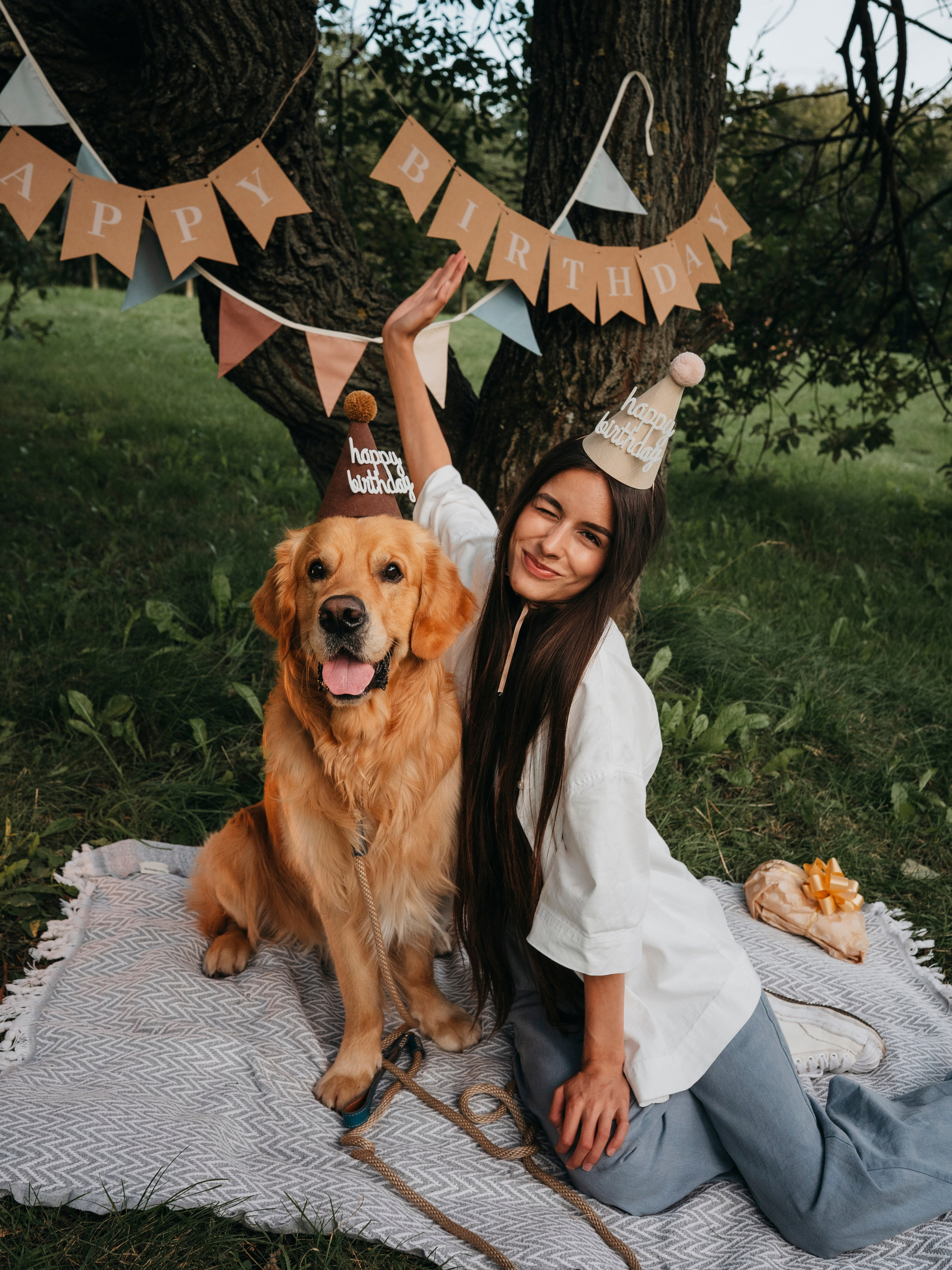 Карина, Саша и Луни. Семейный фотограф анималист Ананьева Мария — Москва