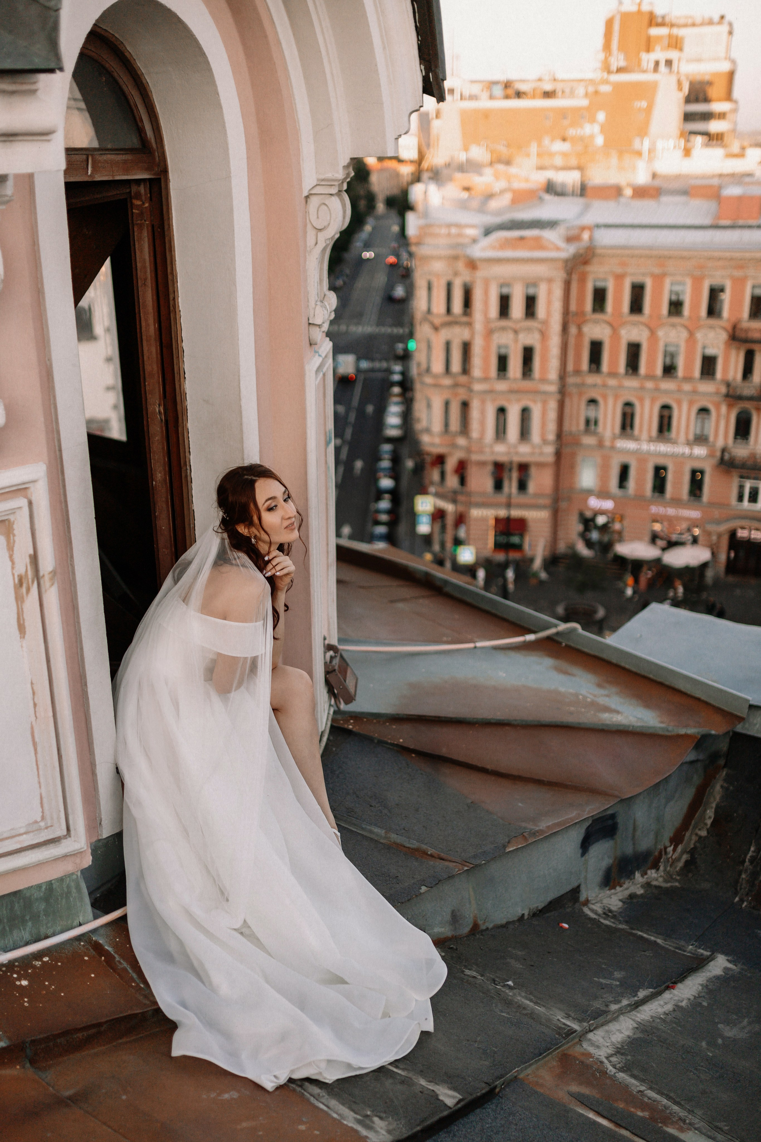 Крыша Петроградки. Николь — ваш любимый фотограф в Санкт-Петербурге