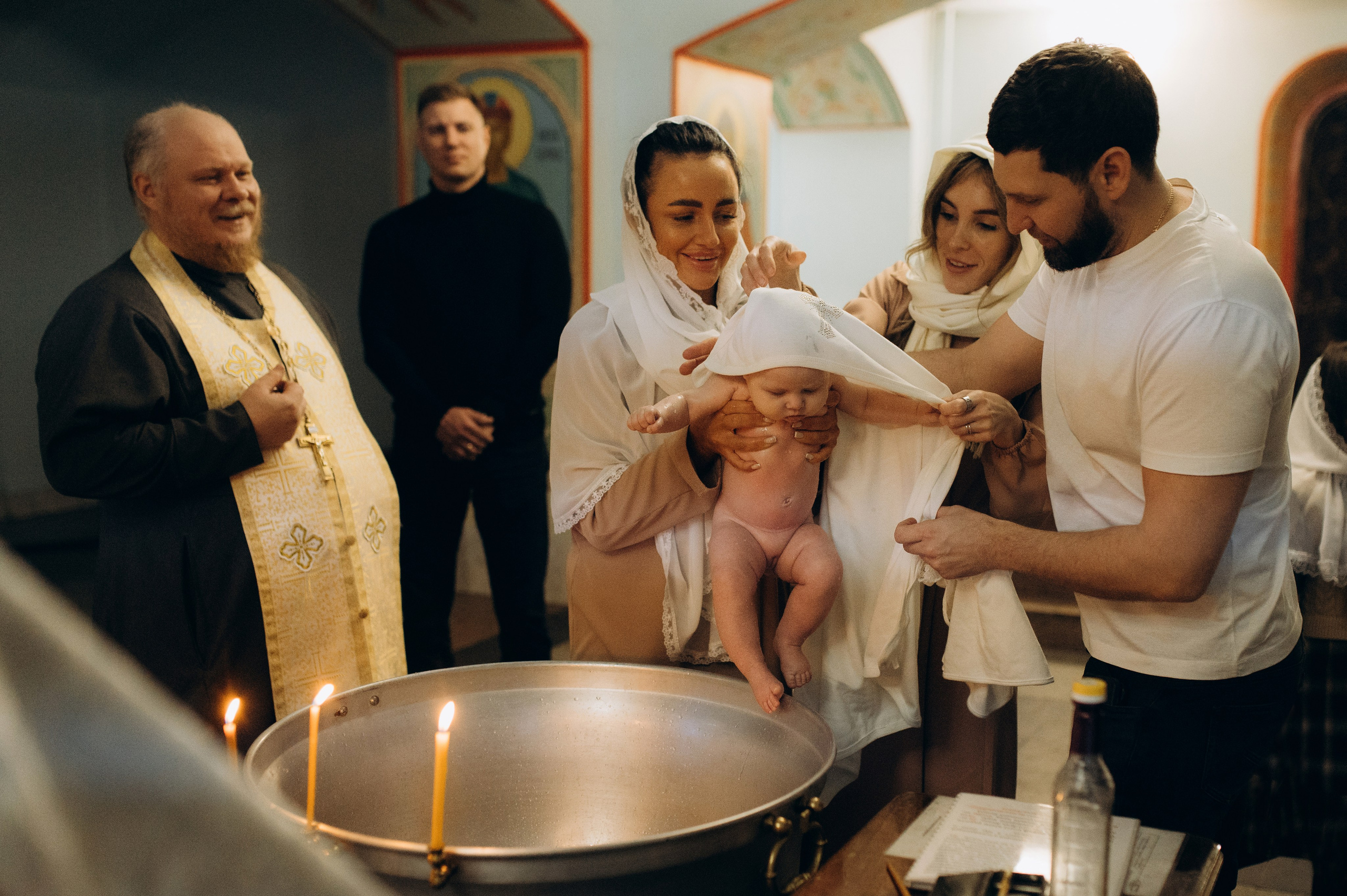 Фотограф на таинство крещения в Новосибирске