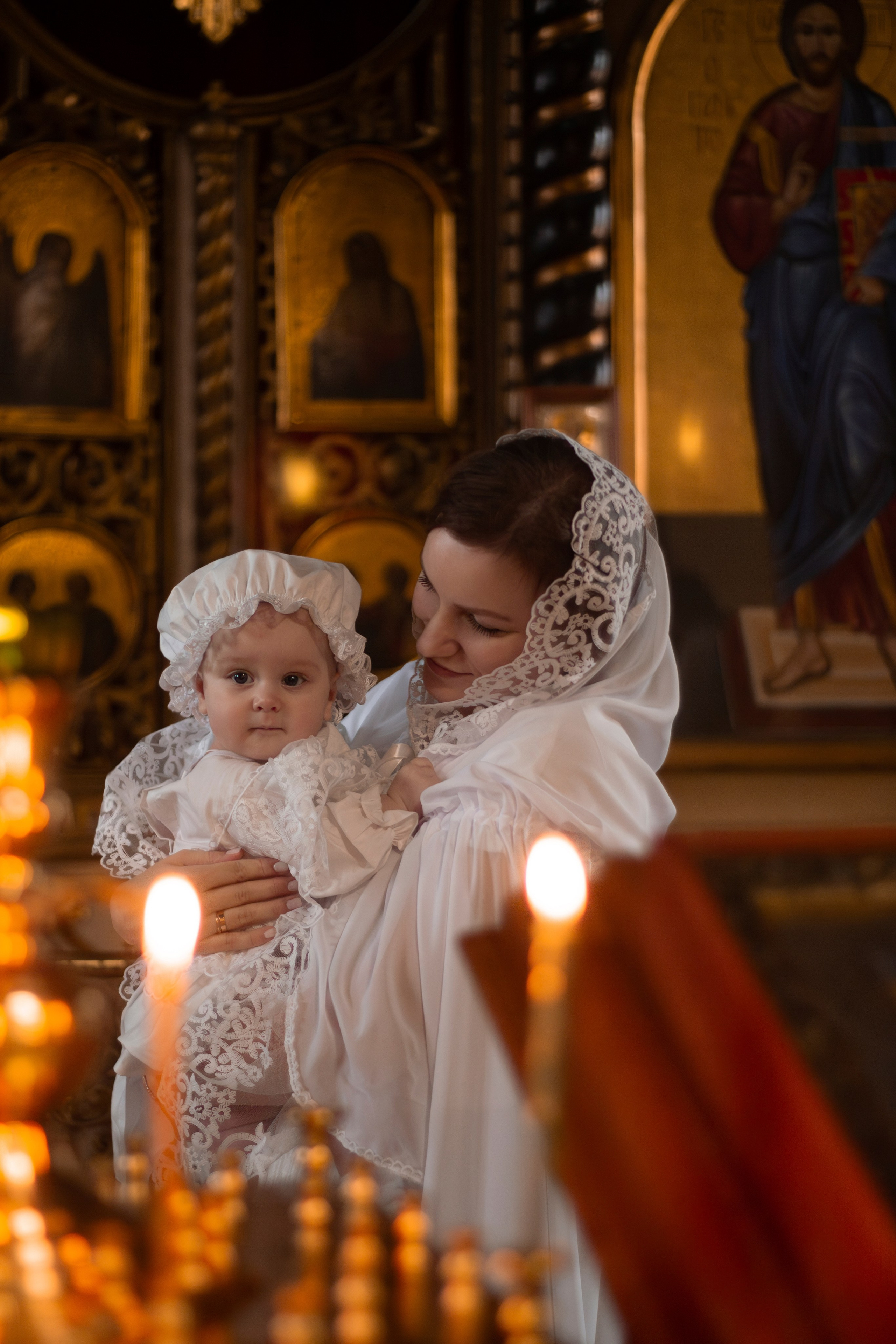 Таинство крещения, Крещение в Бологое, Крещение, платок на крещение. Свадебный и семейный фотограф Бологое Тверь — Ninel