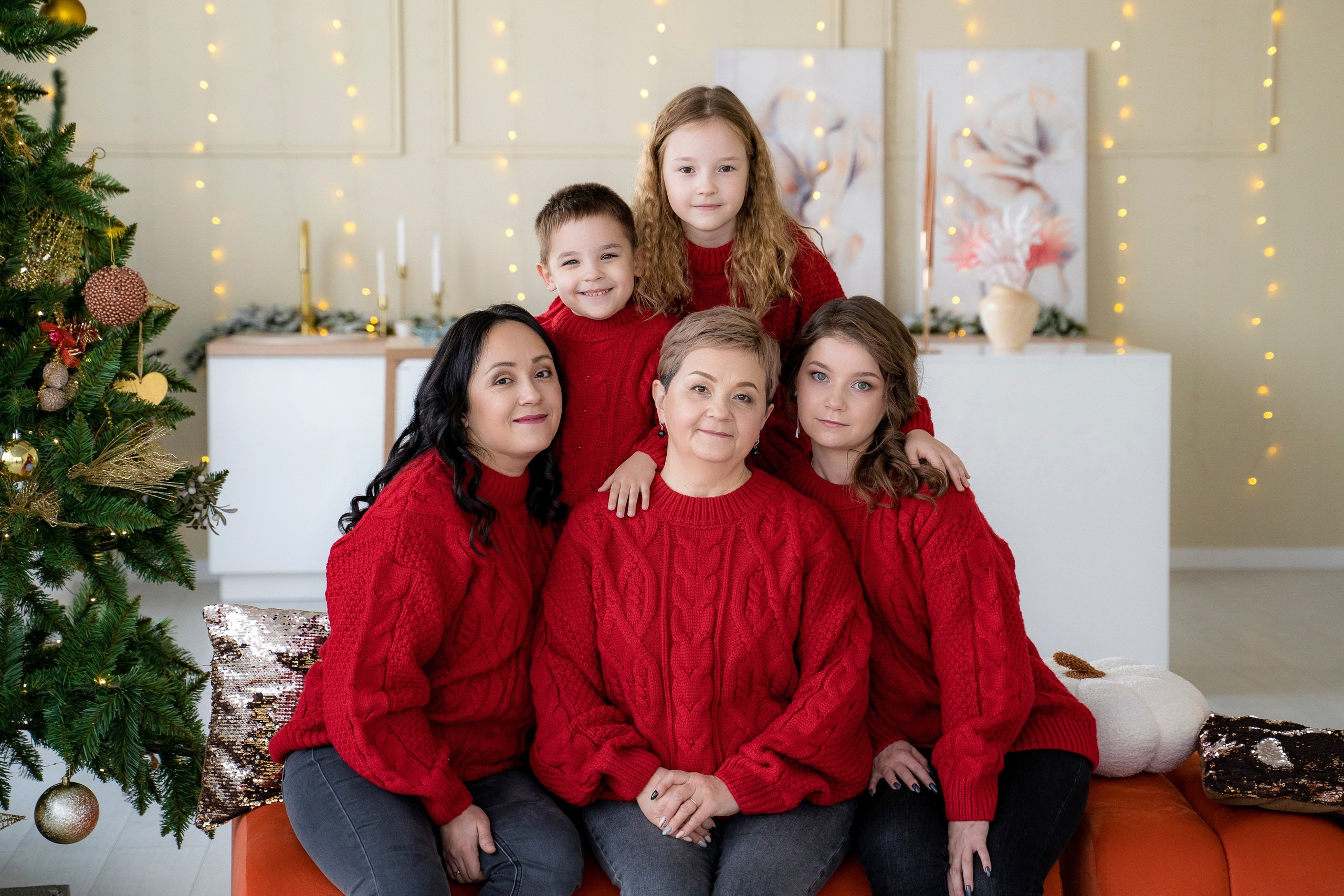 Комплекты Family look. Фотостудия Малина в городе Улан-Удэ. Фотограф Ирина Жарникова