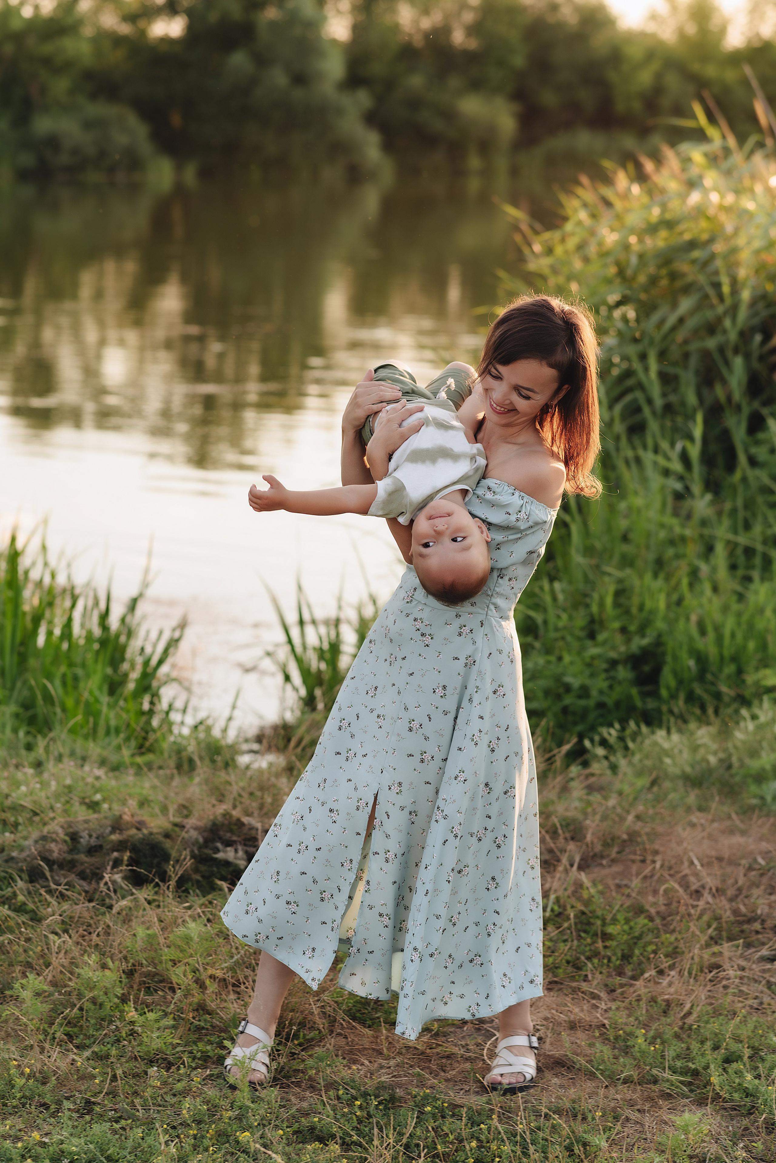 Семейная съемка на закате. Фотограф Карина Шмулёва. Воронеж и область