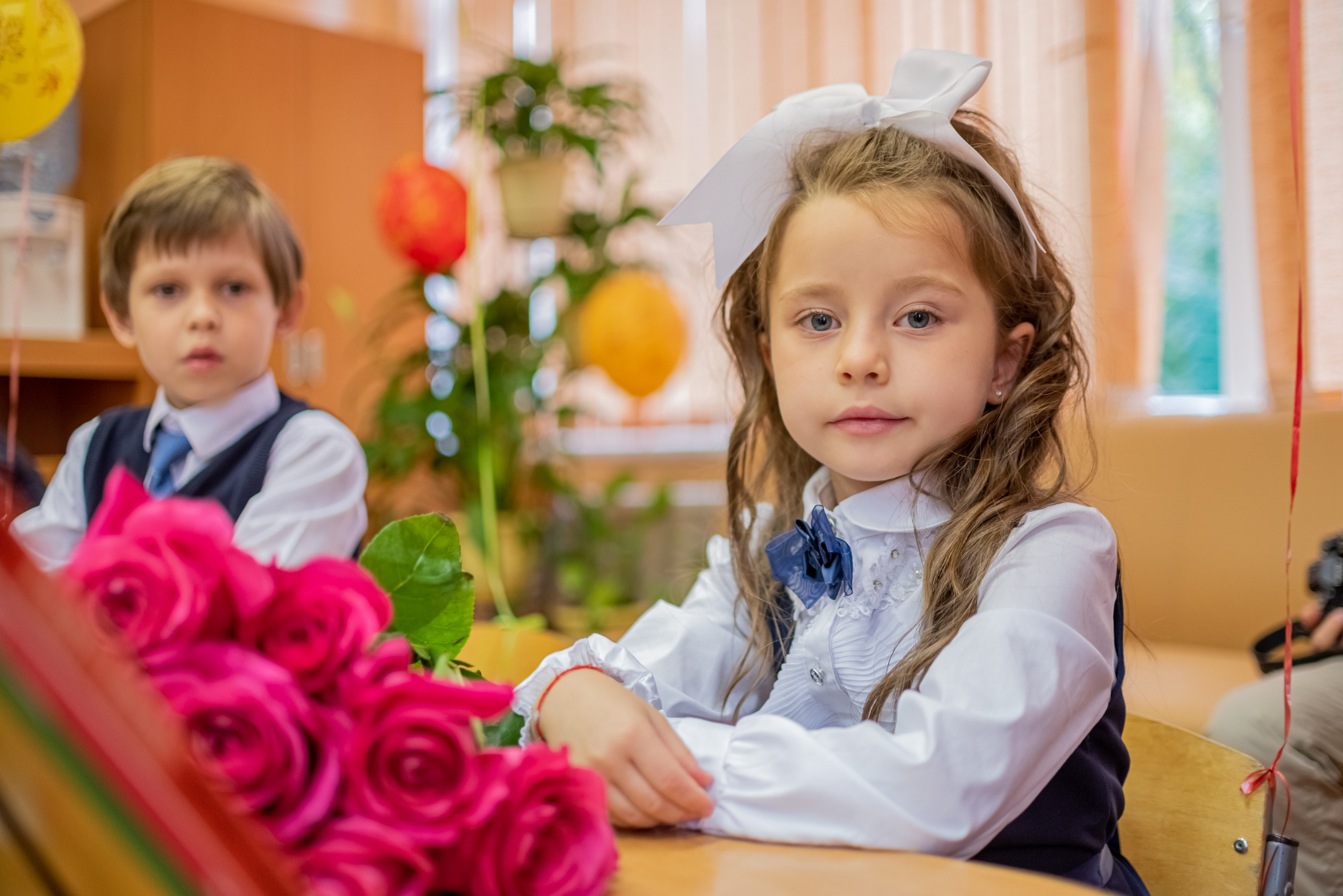 Первый класс, школа 2200, Москва. Свадебный и семейный фотограф Екатерина Пушан. Москва, Балашиха, Железнодорожный, Солнечногорск