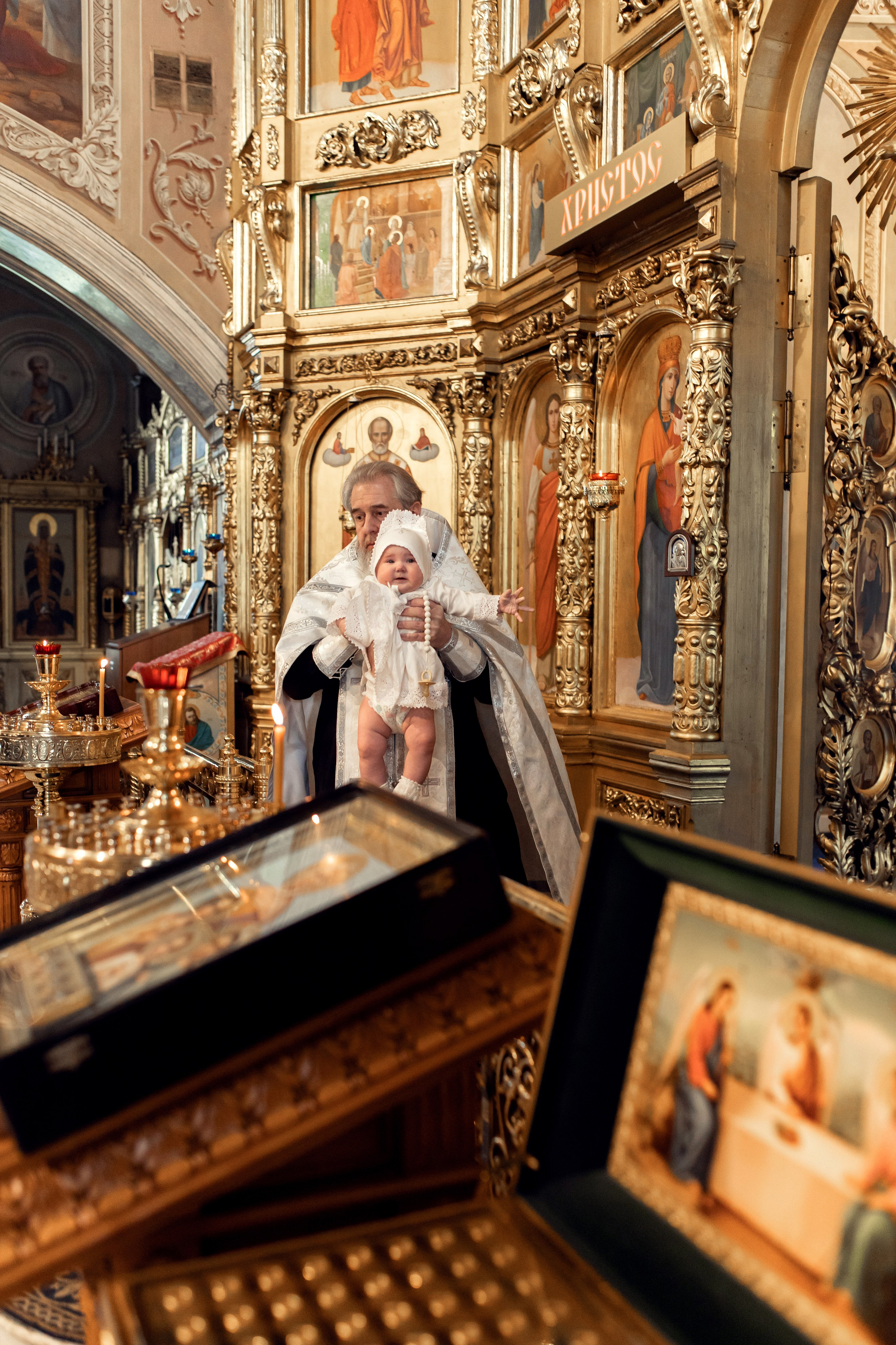 Крещение в Храме Веры, Надежды, Любови и матери их Софии. Профессиональный фотограф в Москве и Мо Мария Шантарёва