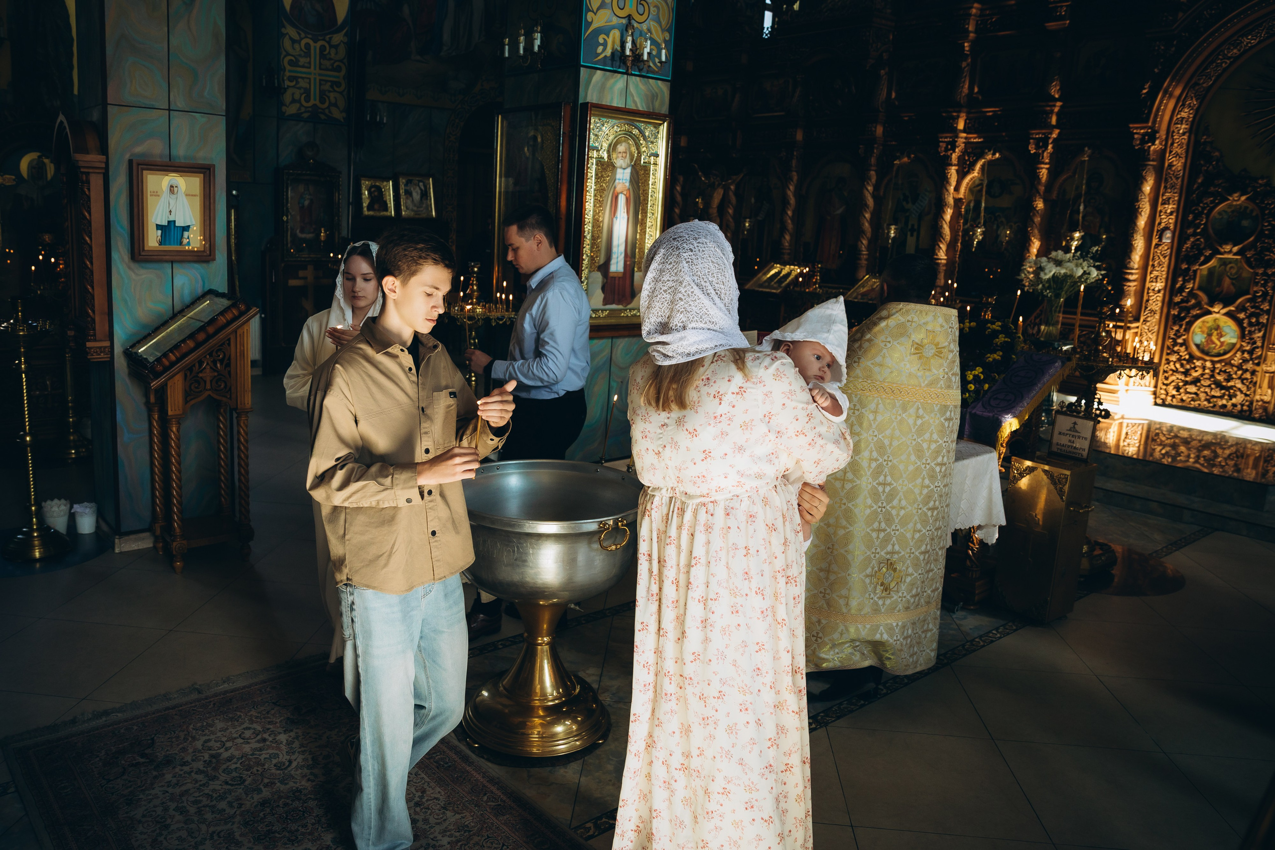 Таинство Крещения Ильи. Фотограф в Краснодаре Алла Потоцкая