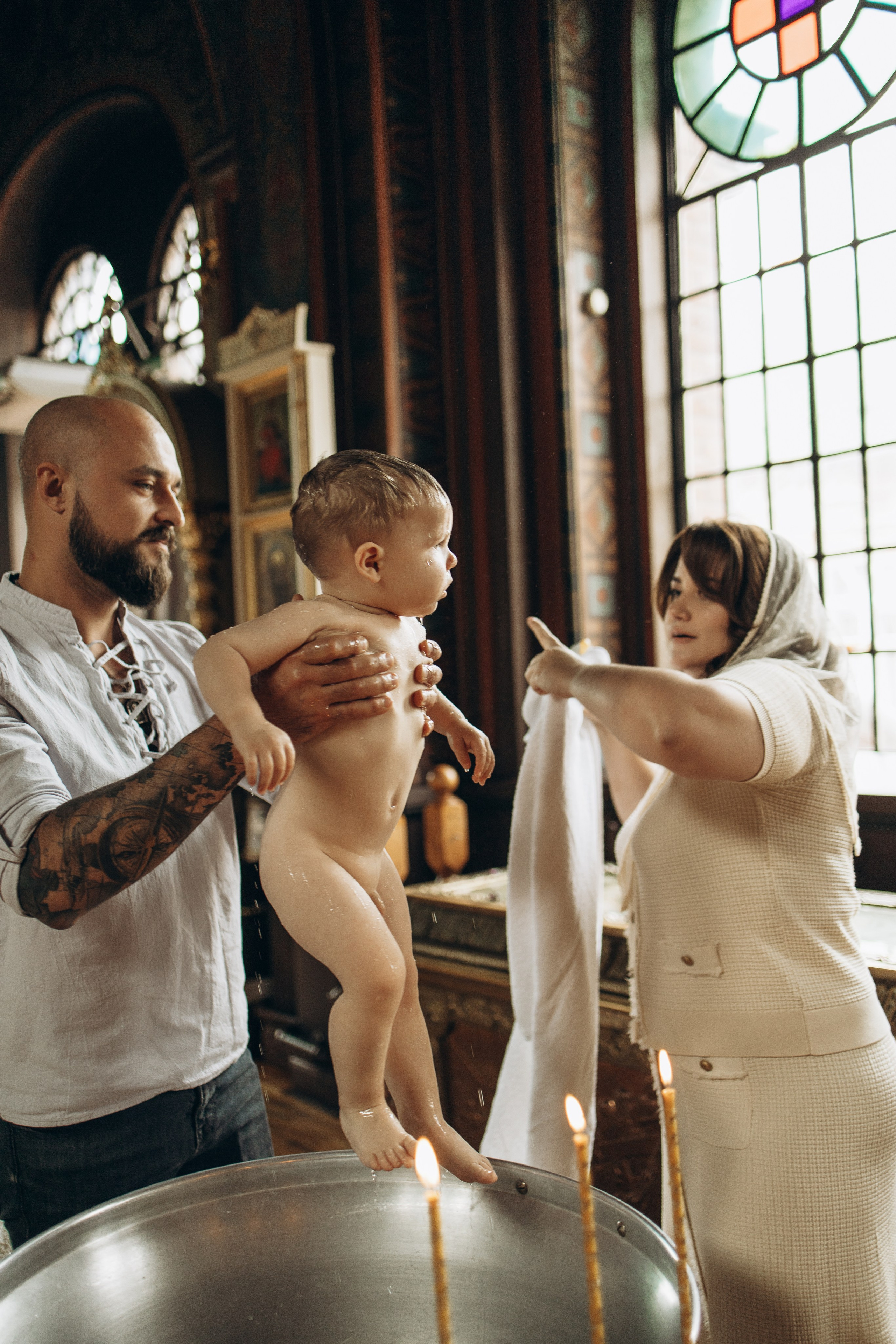Таинство крещения Матвея. Самый теплый фотограф в Краснодаре Рябоконь Ксения
