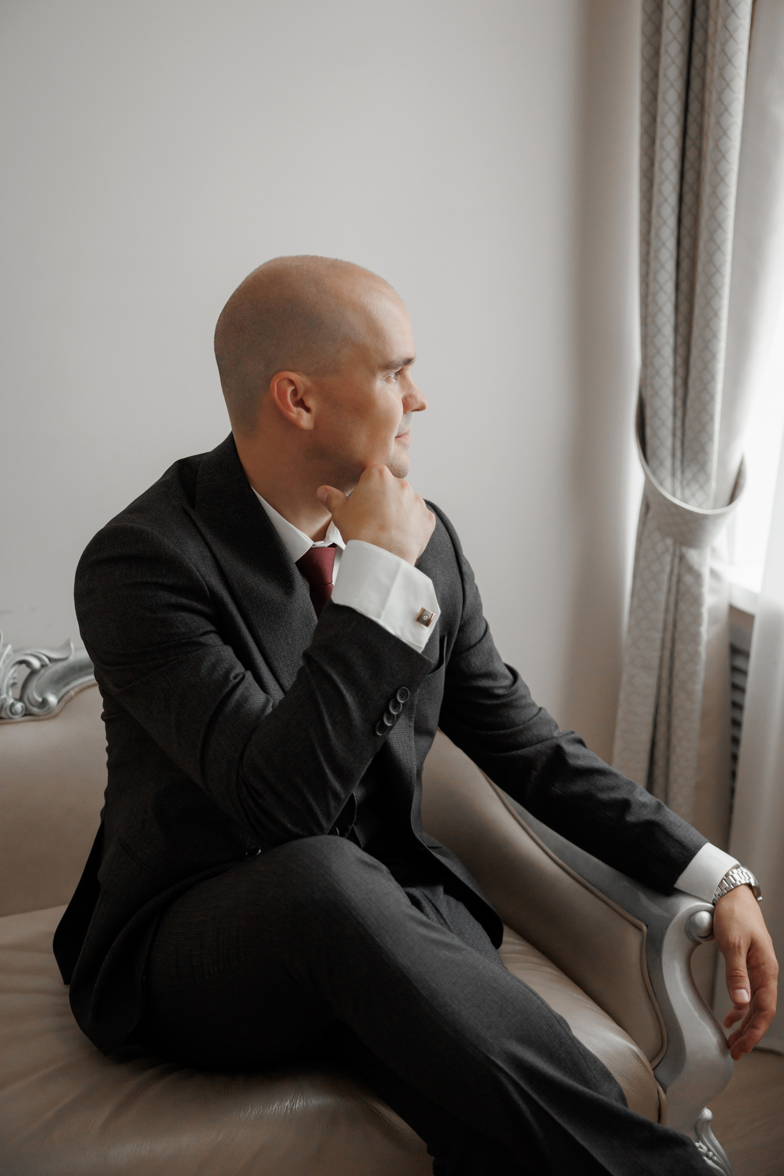 Полина и Дмитрий, загородный клуб «Барин», ЗАГС в г. Пушкино. Свадебный и репортажный фотограф (Москва, Королев и другие)