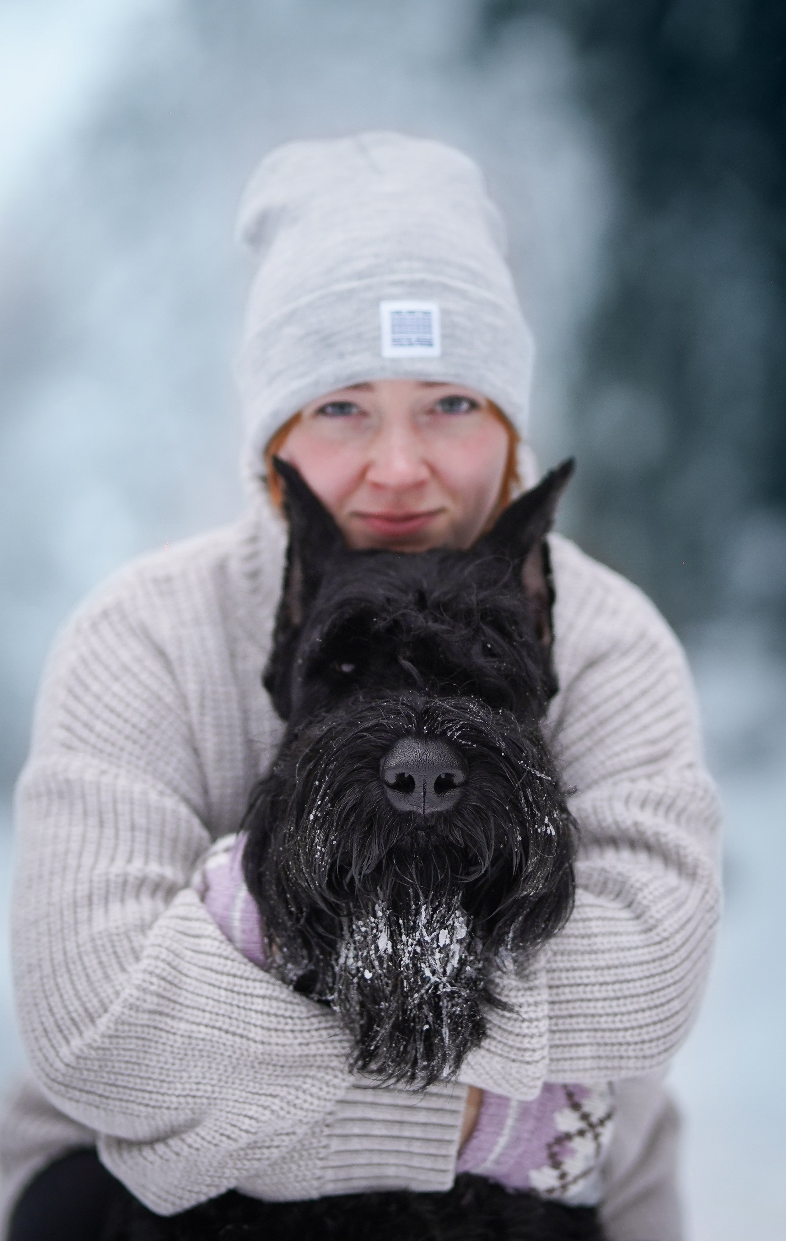 Оля Миша и шнауцеры. Фотограф-анималист в Санкт-Петербурге Яна Мартынова