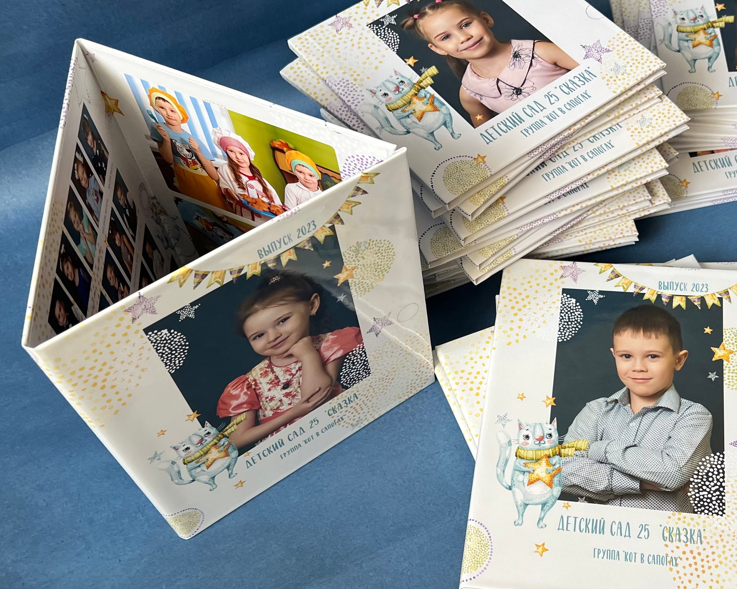 Выпускные альбомы для школы и детского сада в Тюмени