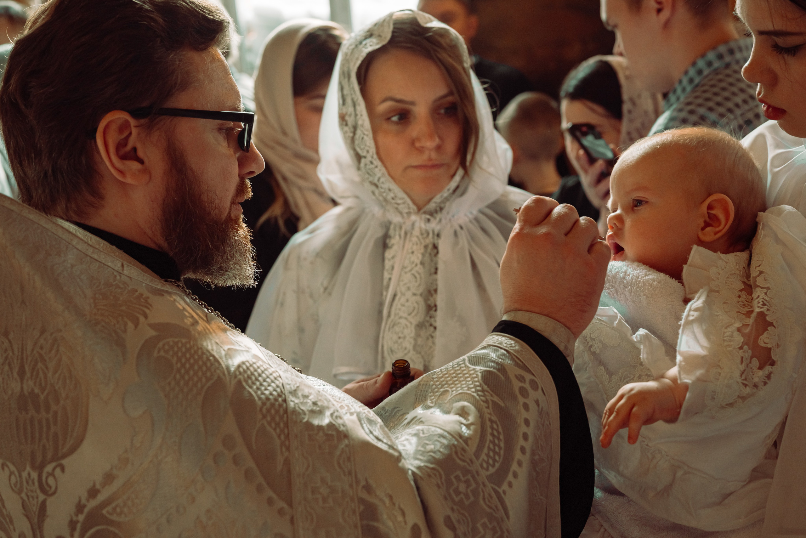 Крещение Амелии. Фотограф новорожденных в Норильске Виктория Шагалиева