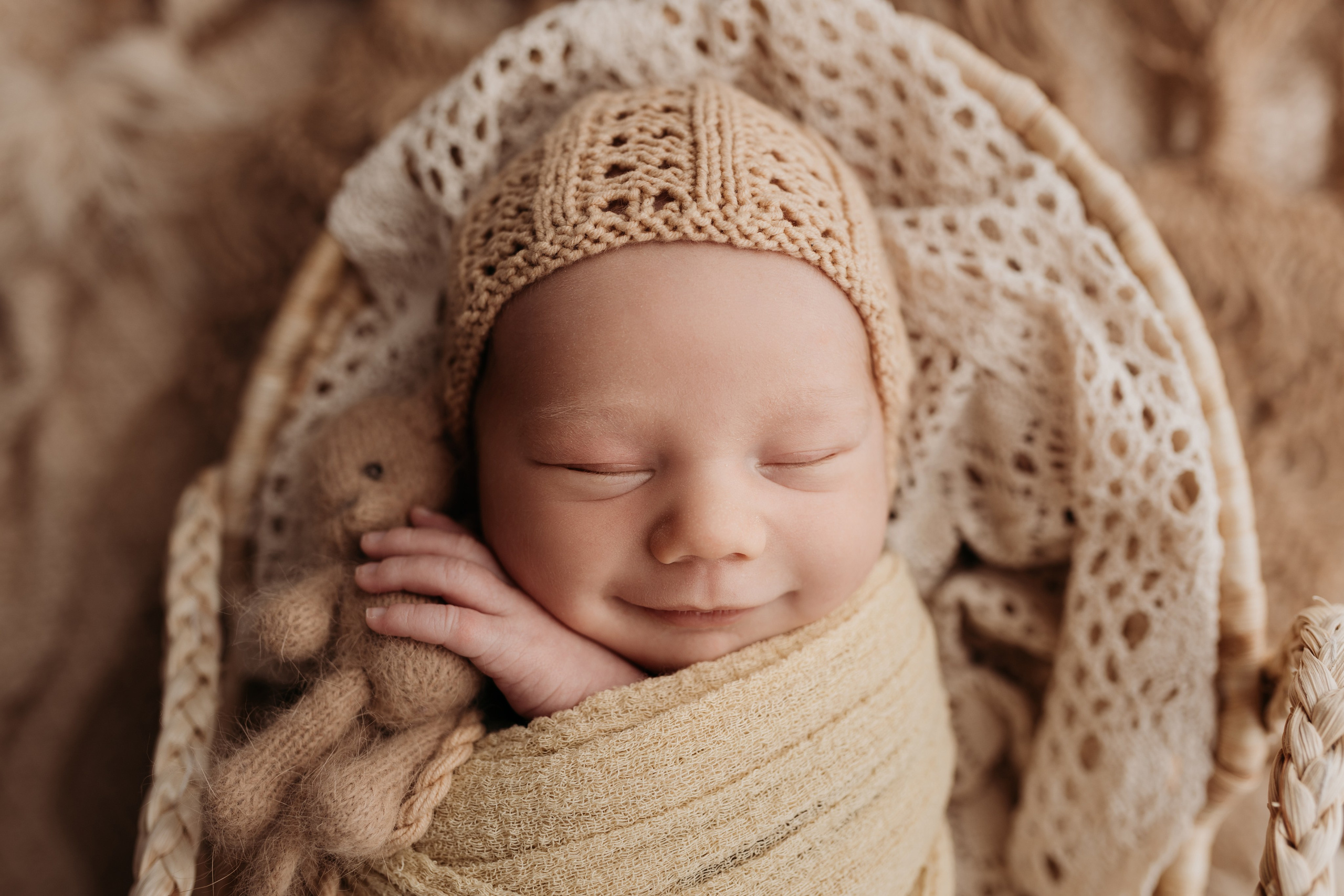 Фотосессия новорожденного в БОХО стиле. Фотограф новорожденных в г. Барнаул Ренпенинг Катерина