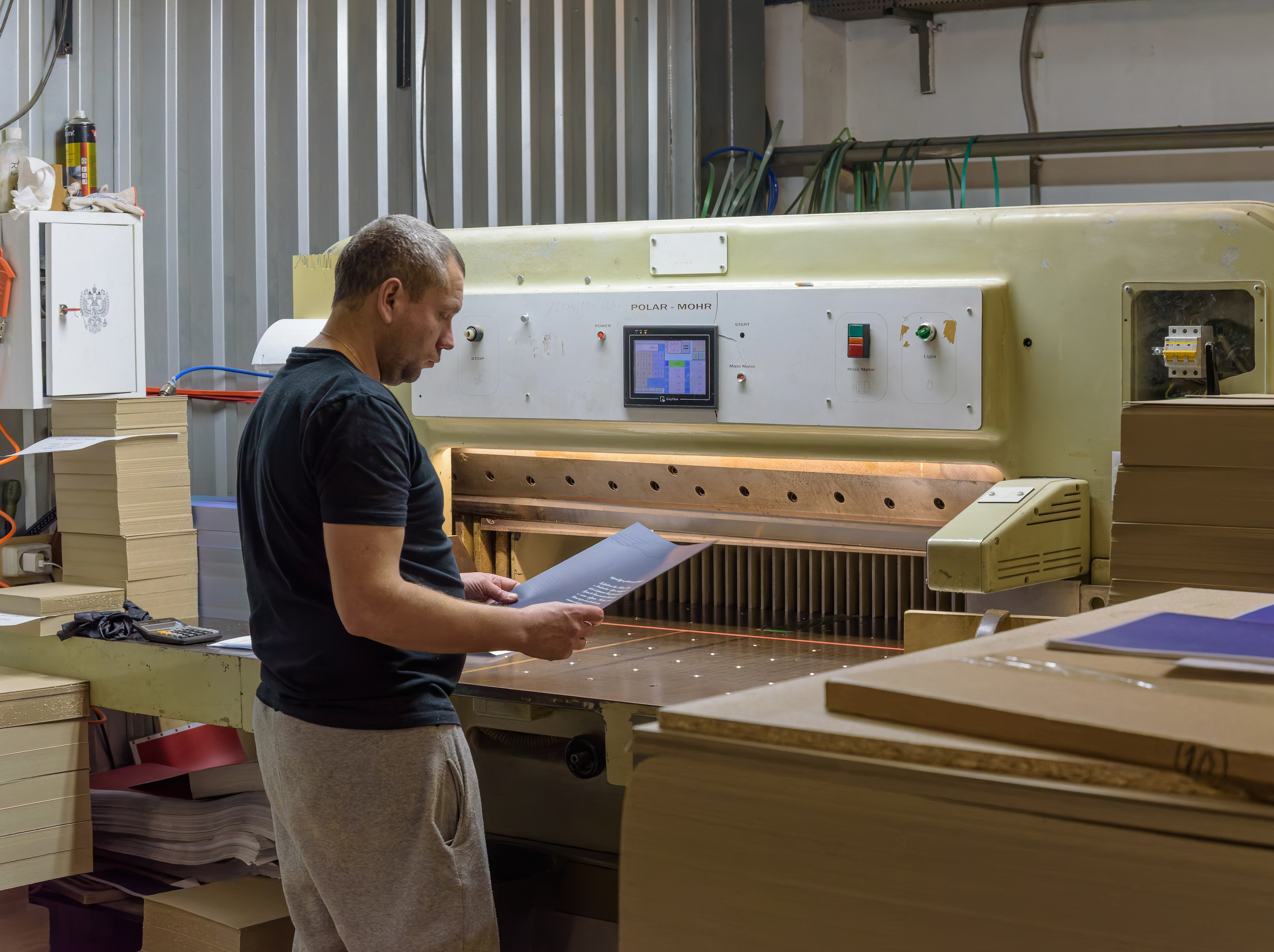 Производственные цеха компании «Маркетри». Fotolux