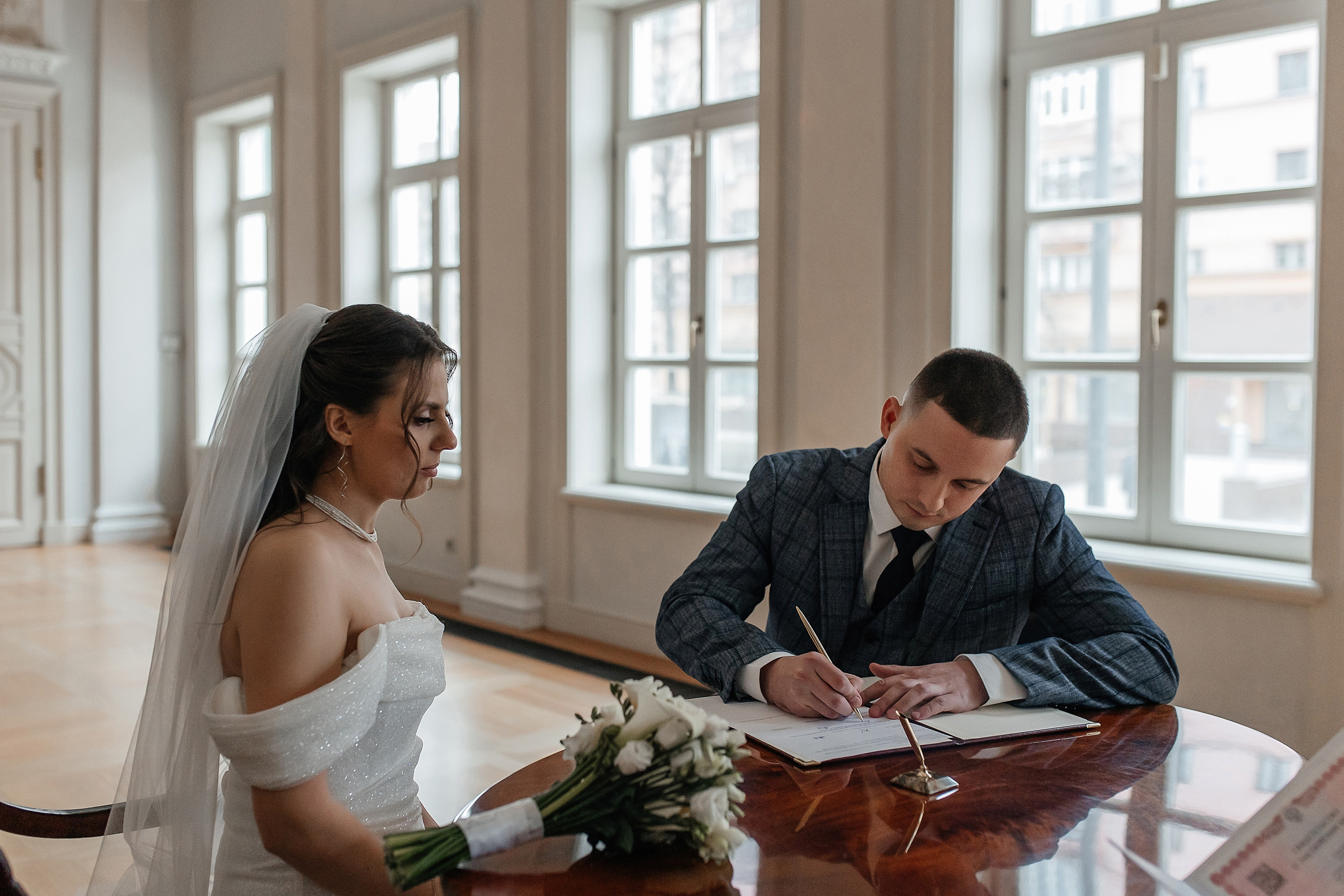 Регистрация брака в усадьбе Муравьёвых-Апостолов