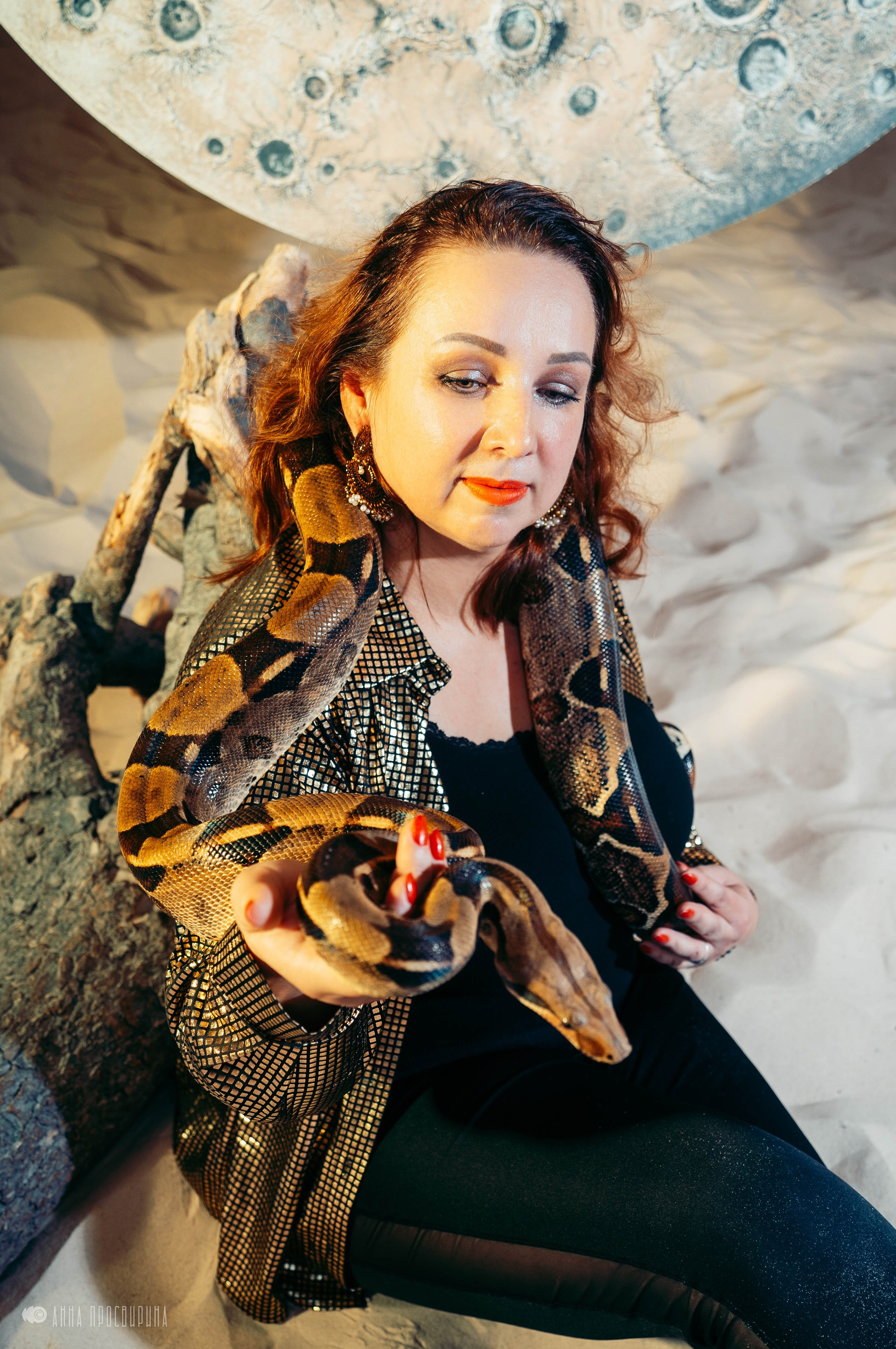 Новогодняя съемка с символом года для проекта Dolce Donna. Ваш фотограф в Санкт-Петербурге Анна Просвирина