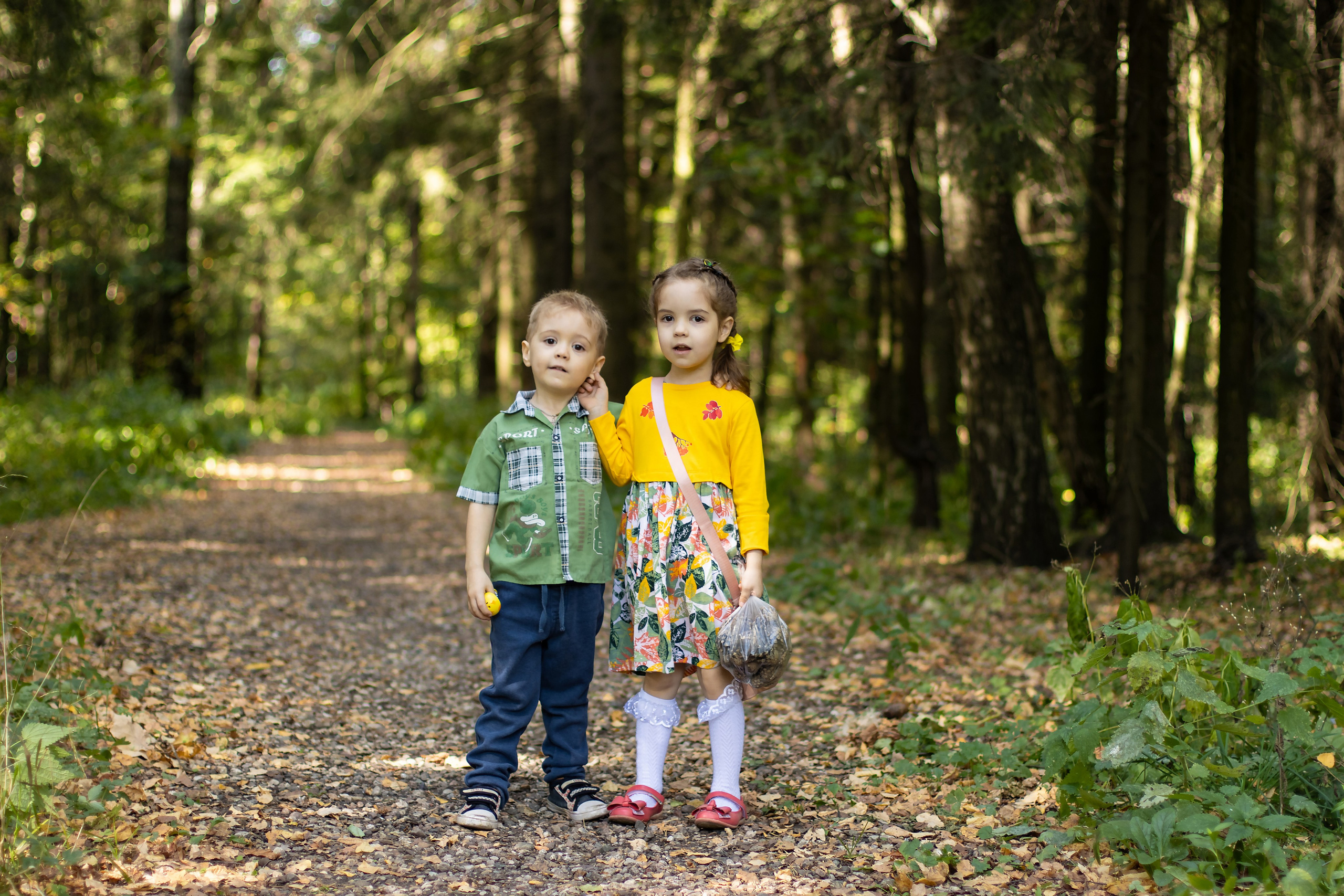 Саша и Маша лесная прогулка. Главная