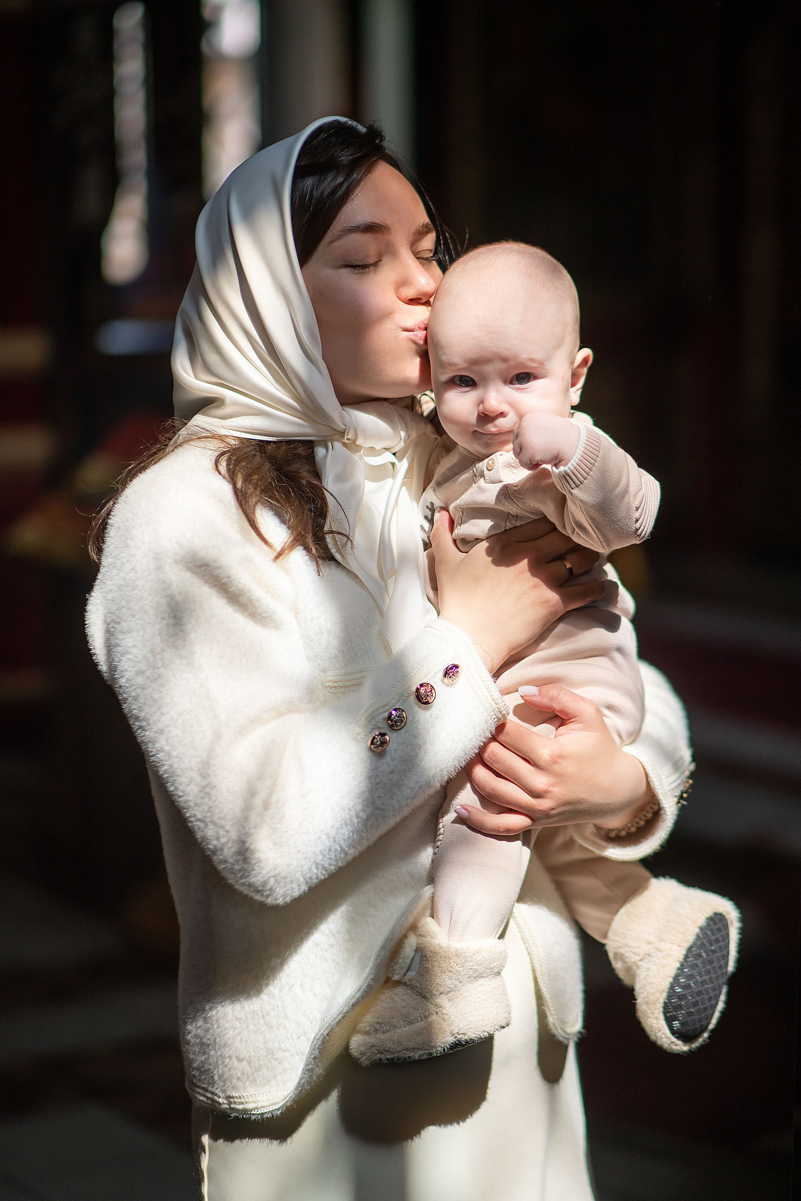 Крещение Феди село Озерецкое Никольская церковь. Свадебный и портретный фотограф в Москве Галина Борисова