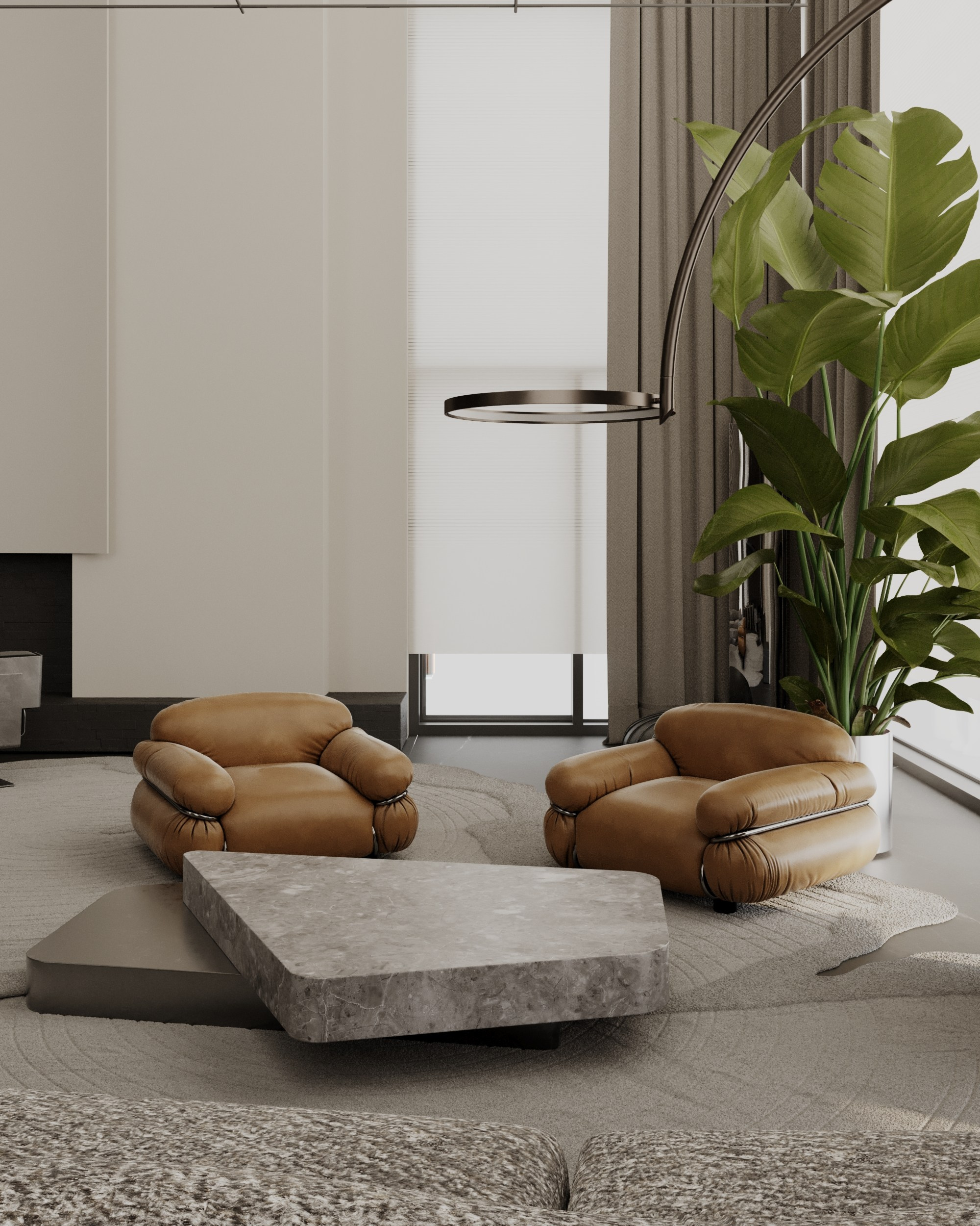 RIVER HOUSE /3000 sq m /24' (in progress). Интерьерное ателье numéro а