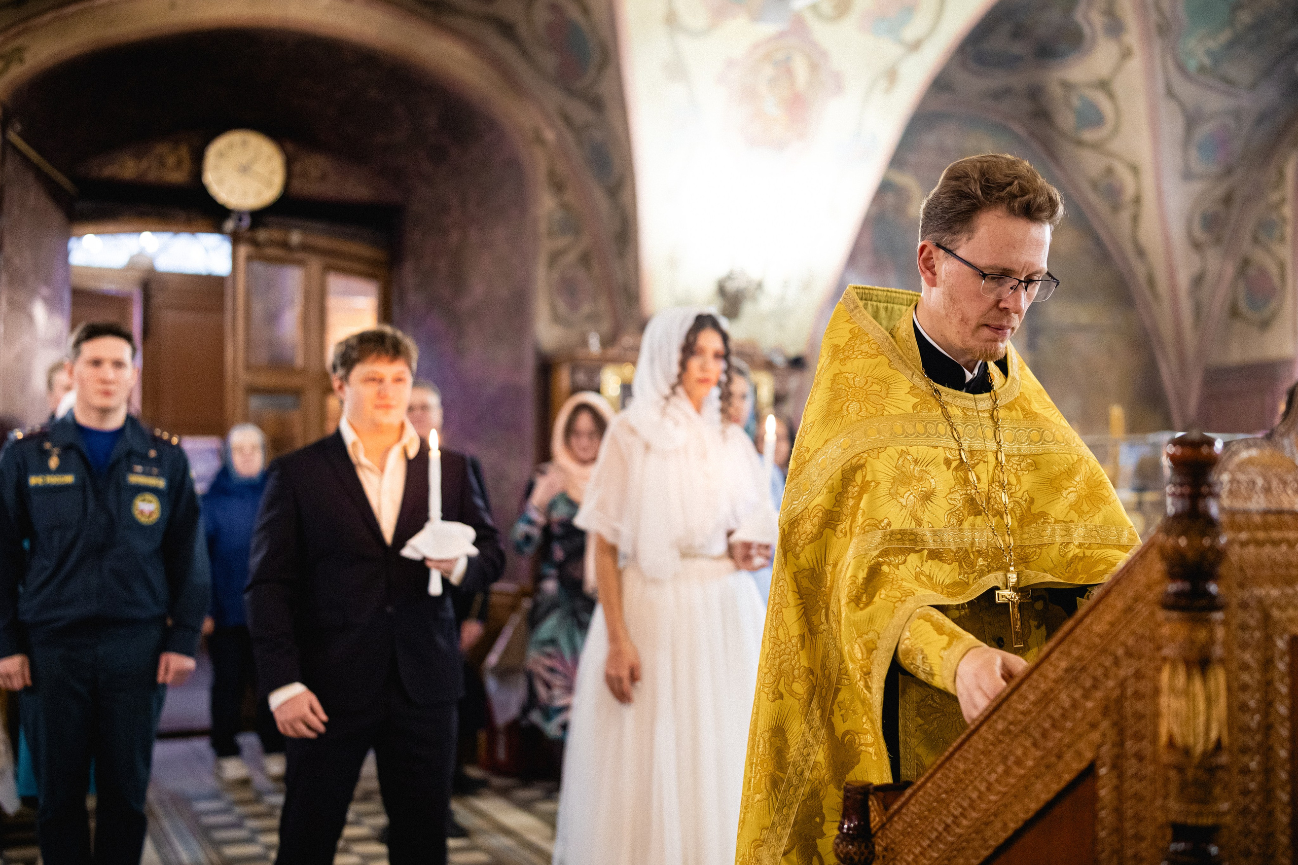 Венчание Михаила и Евы. Уникальный фотограф на крещение и венчание. Москва