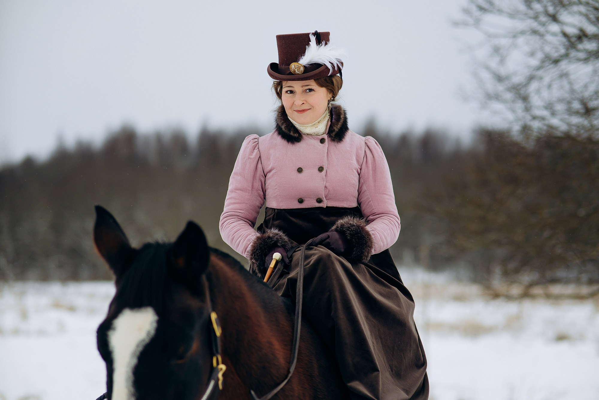 Фотосессия с лошадью в историческом образе. Свадебный и репортажный фотограф в Ярославле Евгений Сальников