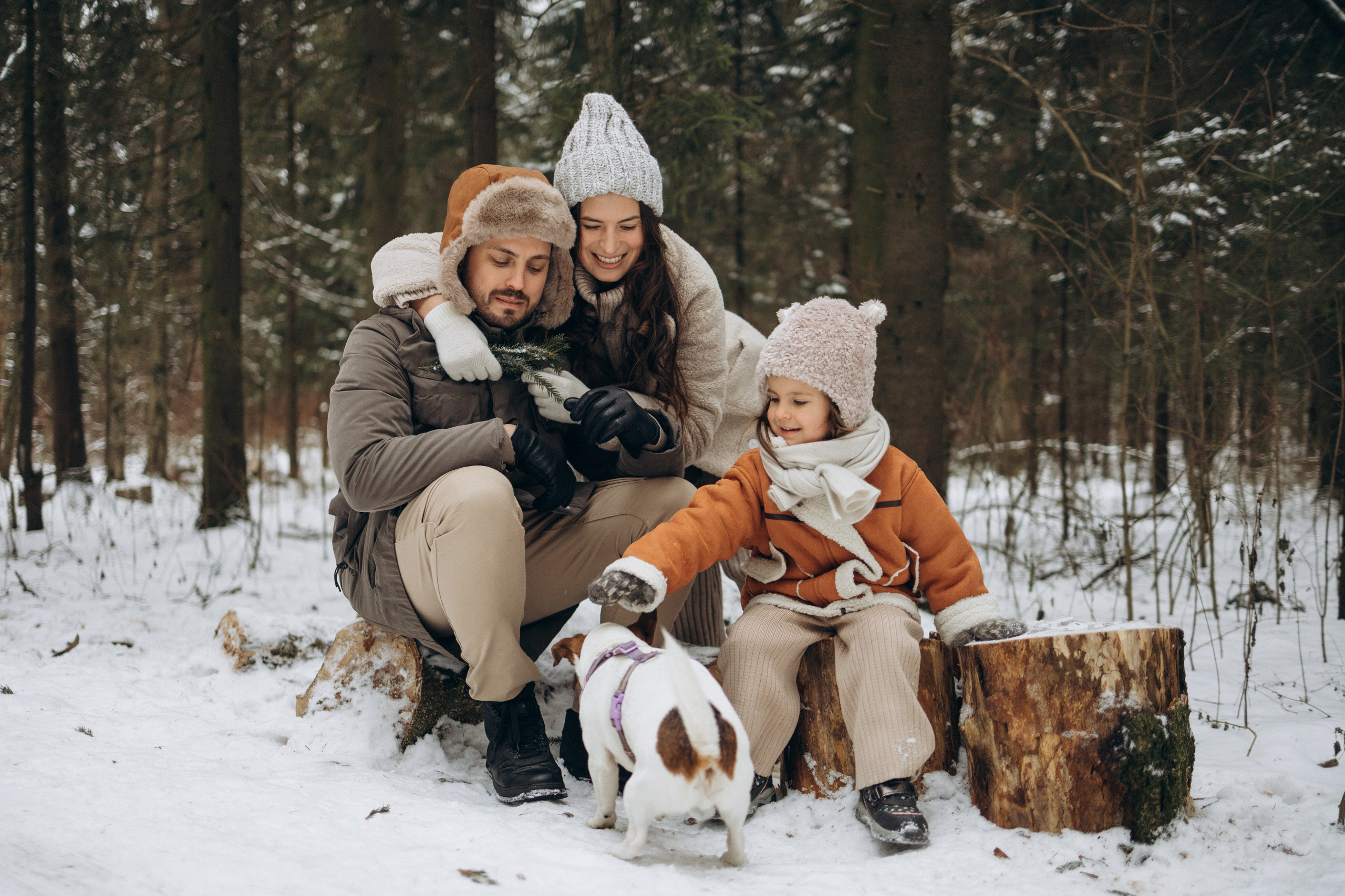 Зимняя прогулка. Семейный фотограф в Москве Валерия Карпова