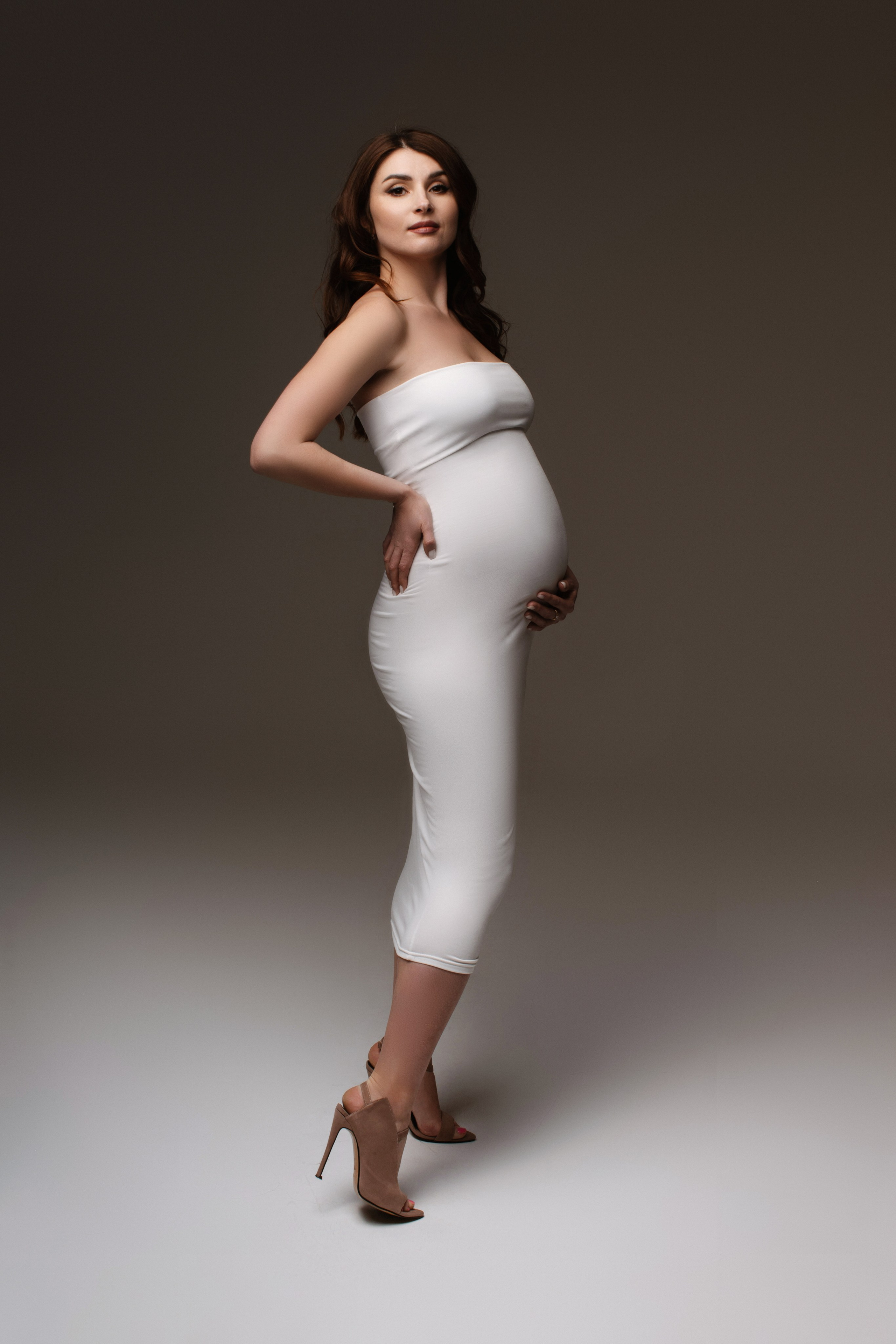 Белое платье, размер 42-50