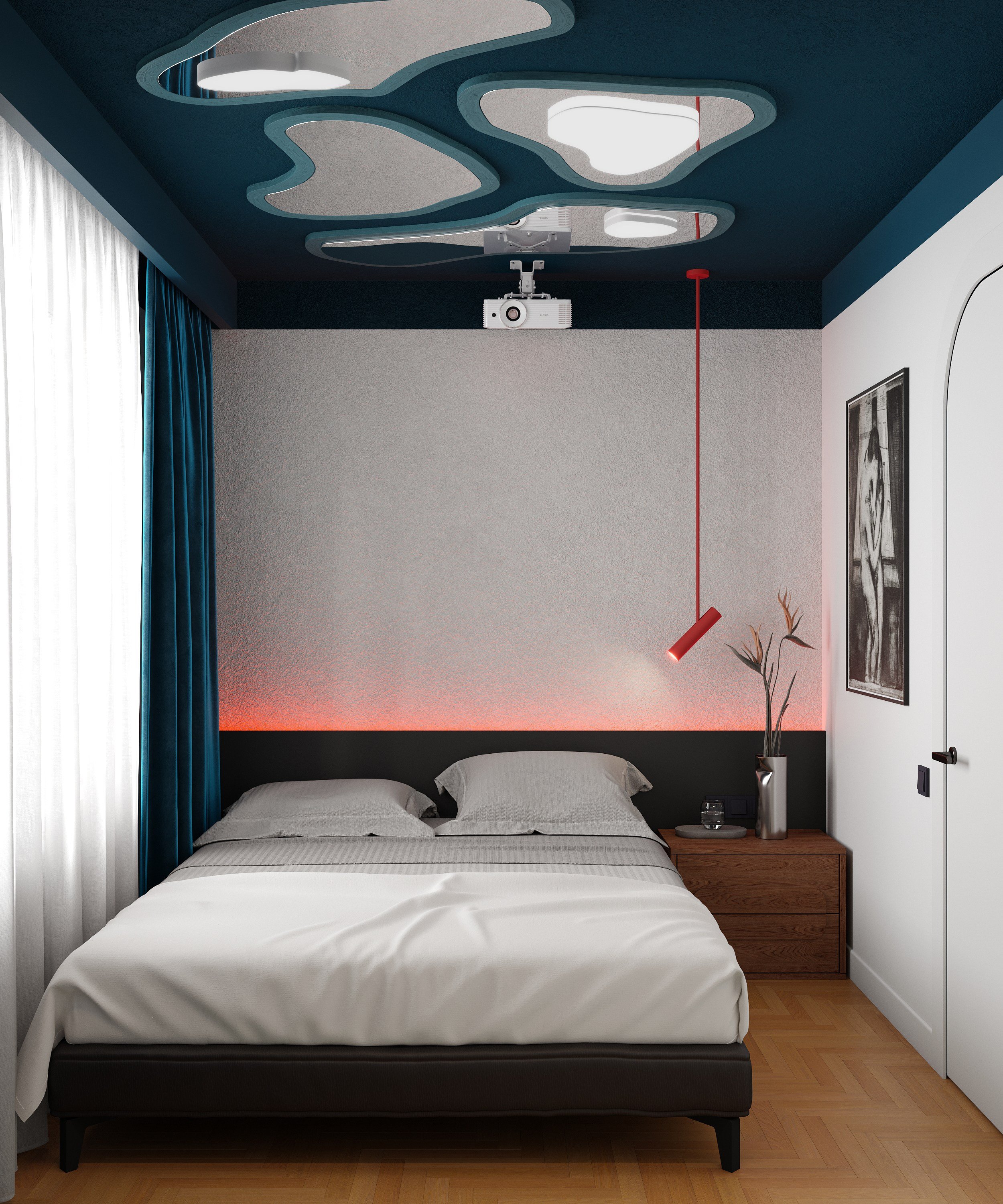 Квартира с морской тематикой | Дизайн Yuliya Shpeter. 3D визуализация интерьеров | avocado.render