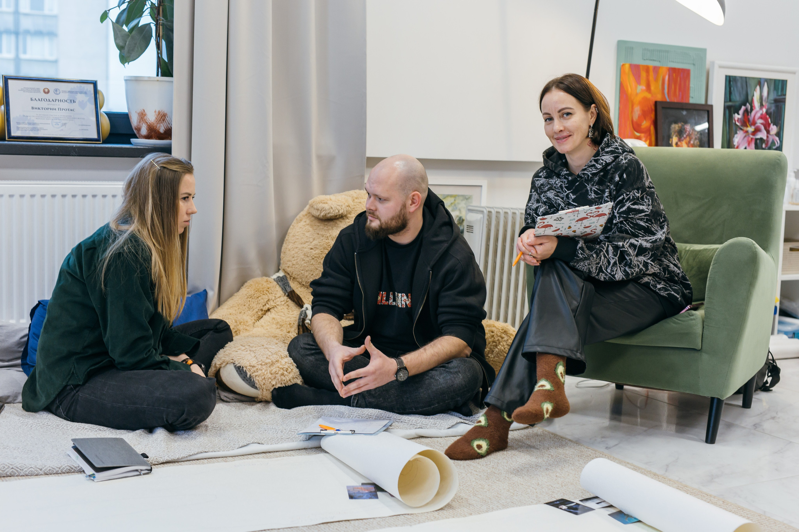 Съёмка для кризисных психологов.Обучение. Портретный и семейный фотограф в Минске