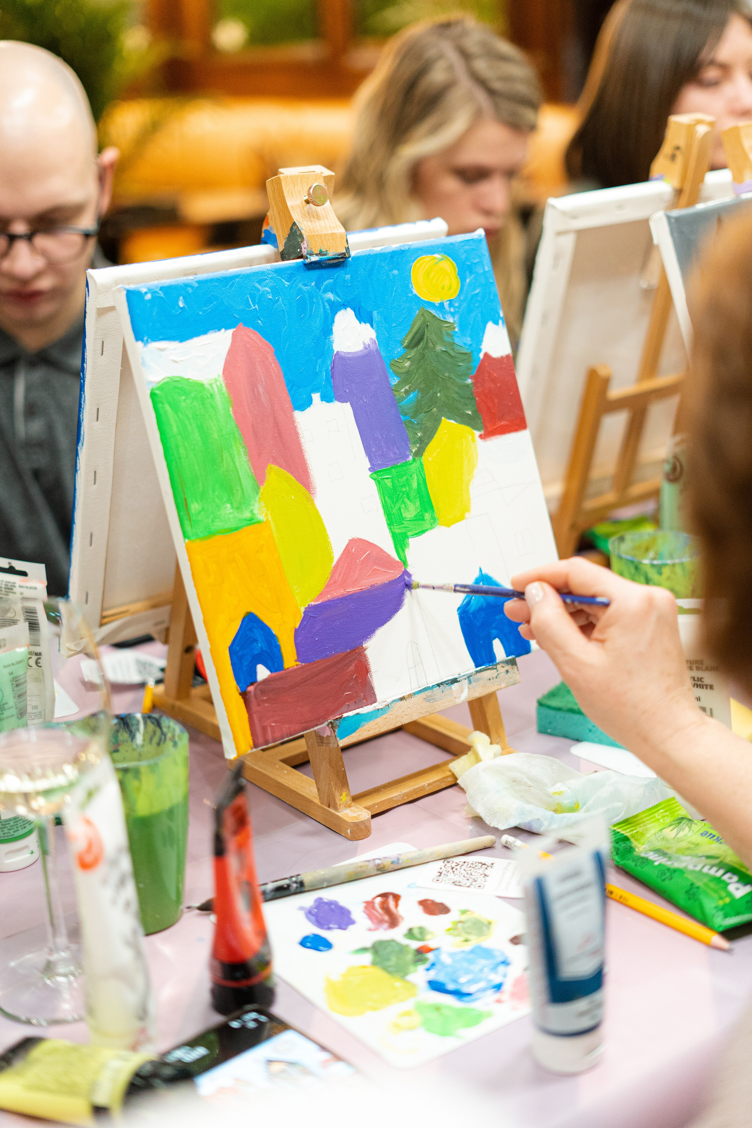 Корпоратив Teach Me Art 2. Портретный фотограф в Москве и Санкт-Петербурге Арина Чех