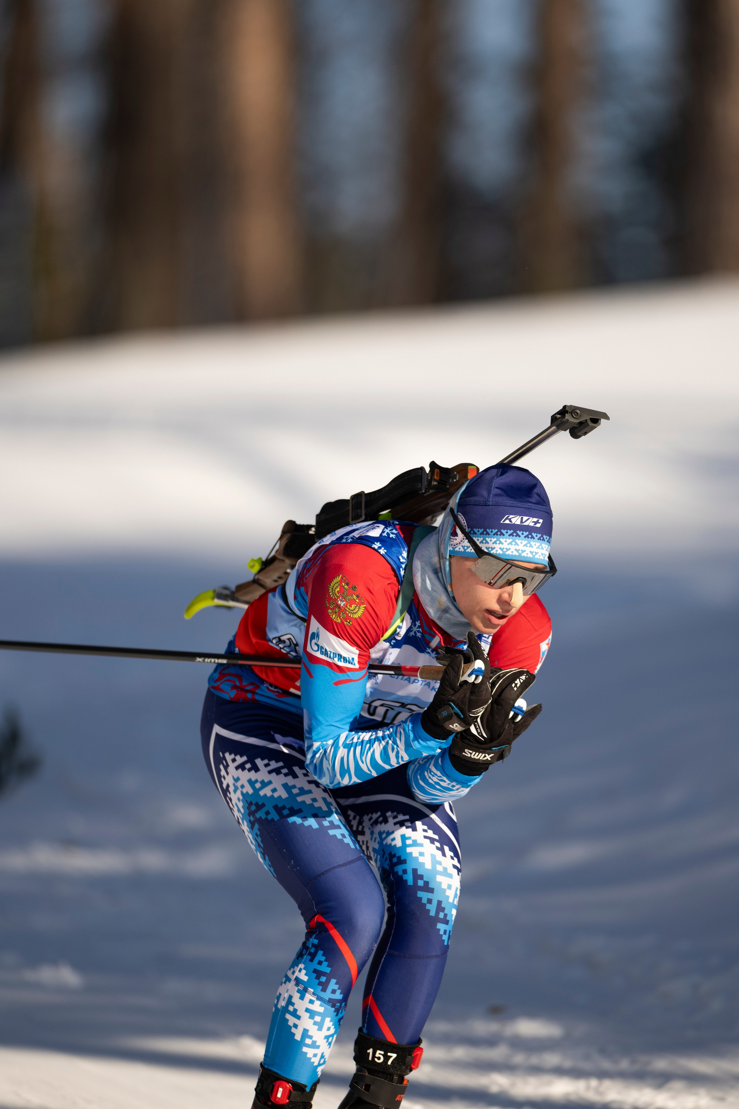 Всероссийская спартакиада по биатлону. Спринт. Женщины. Спортивный репортажный фотограф Казань Нафис Сиразетдинов
