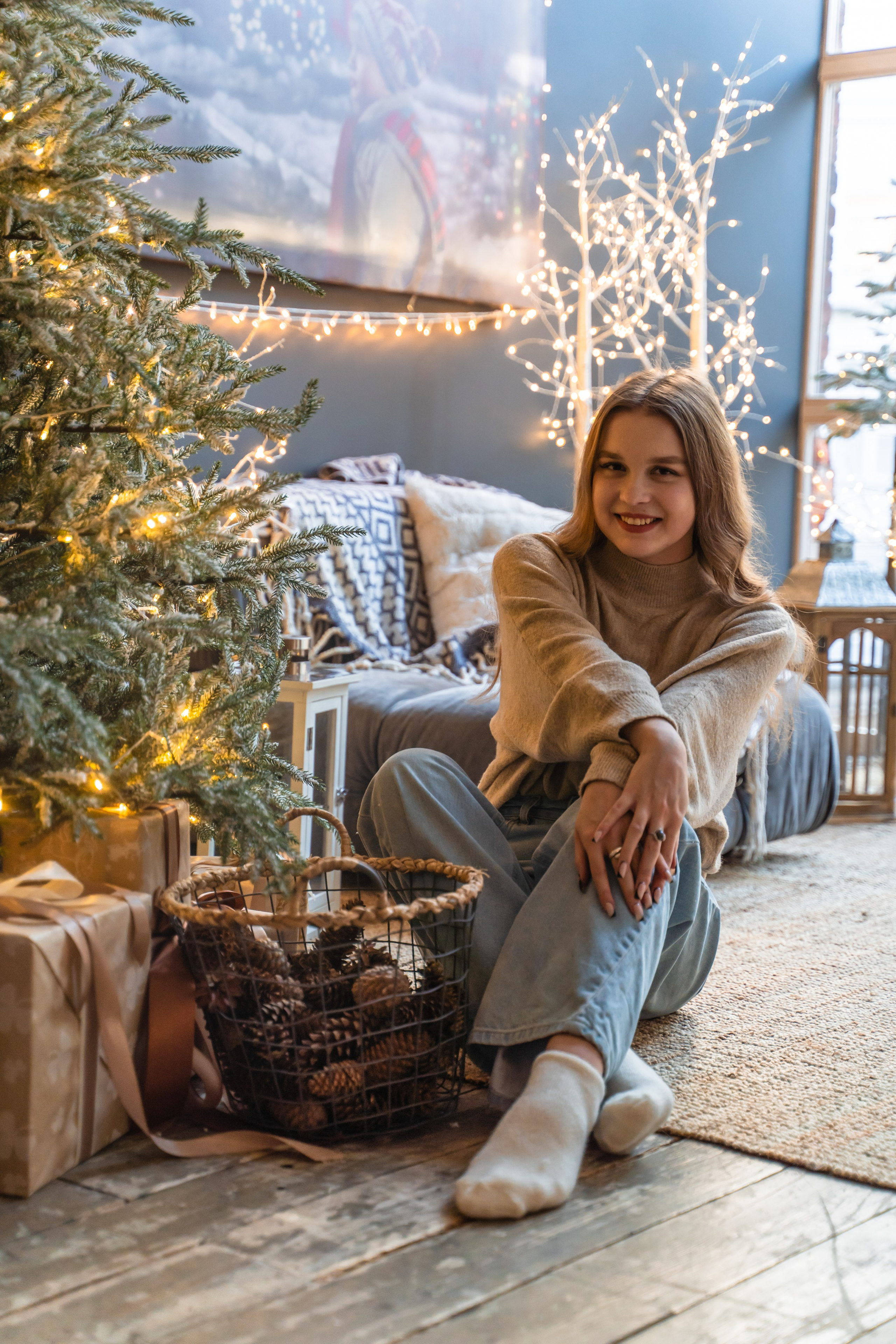 Арина и хаски Капелла и Агнар. Фотограф в Москве Ленарская Дарья