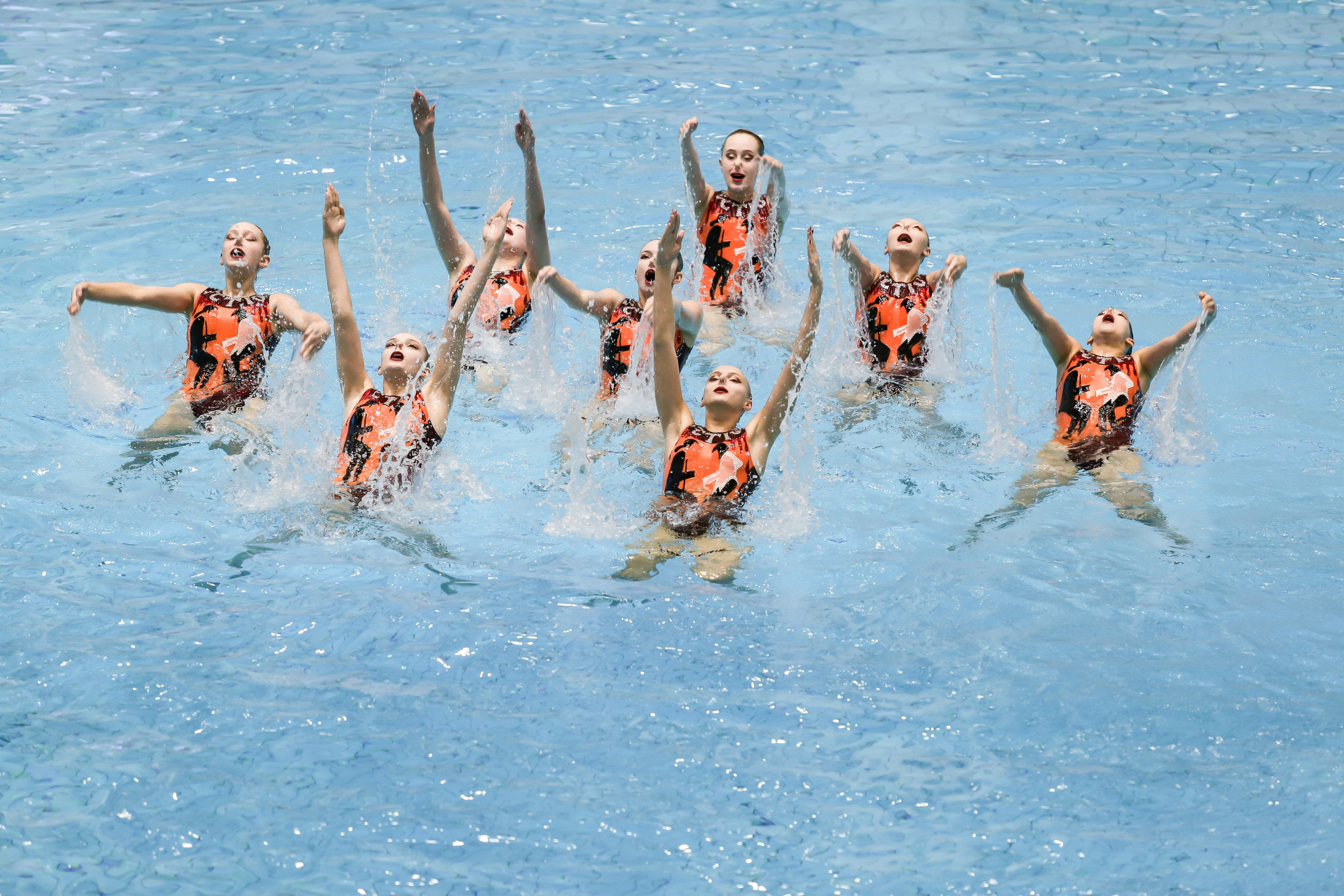 Первенство России по синхронному плаванию. Техническая программа. Группы. Репортажный фотограф в Москве