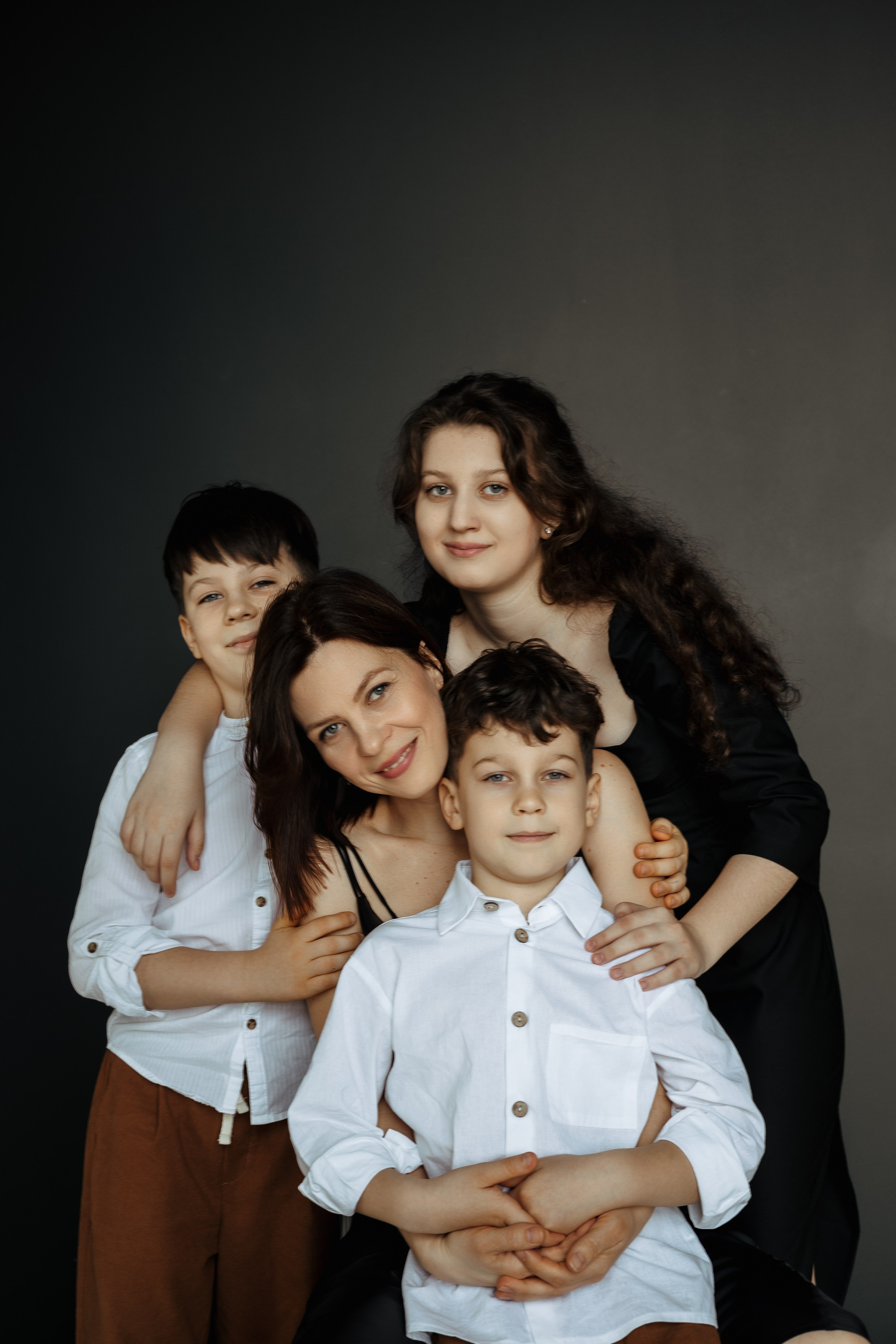 Анна с детьми. Фотограф Краснодар