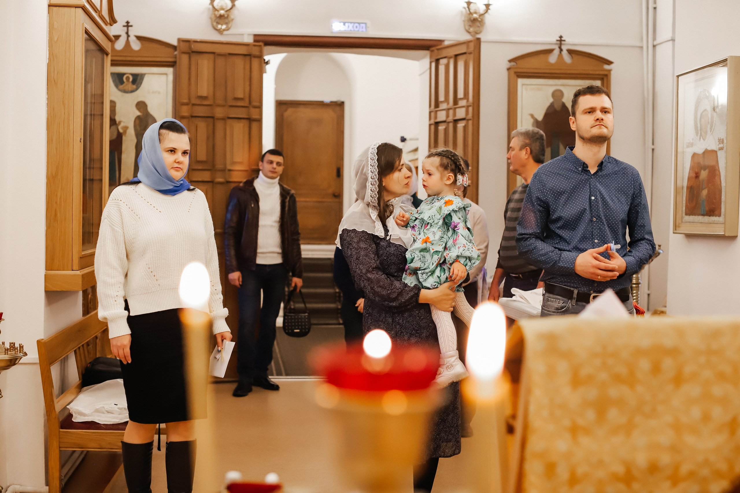 Крещение. Фотосессия беременности & материнства Коломна