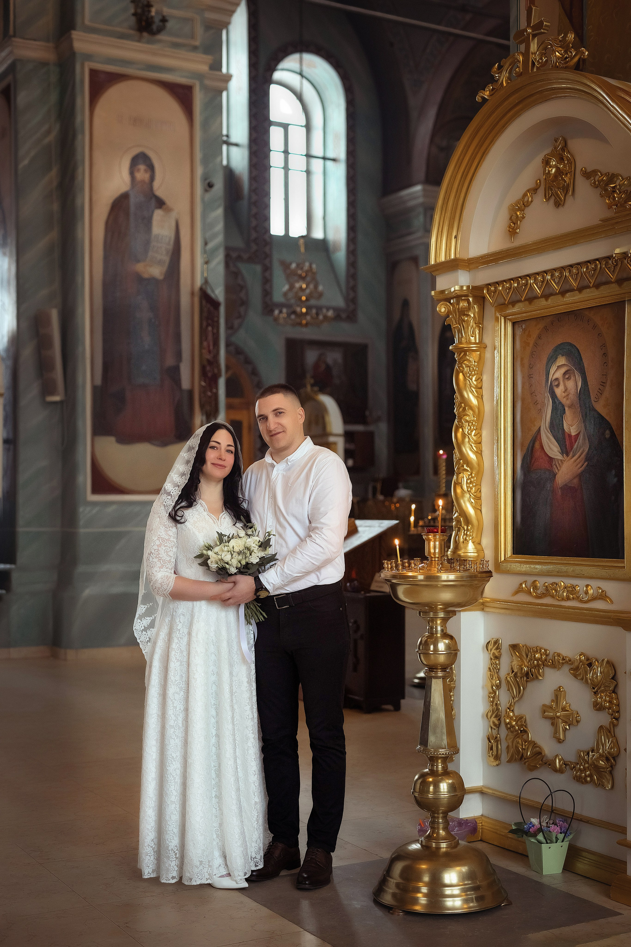 Анжелика и Геннадий Казанский храм. Фотограф на крещение и венчание