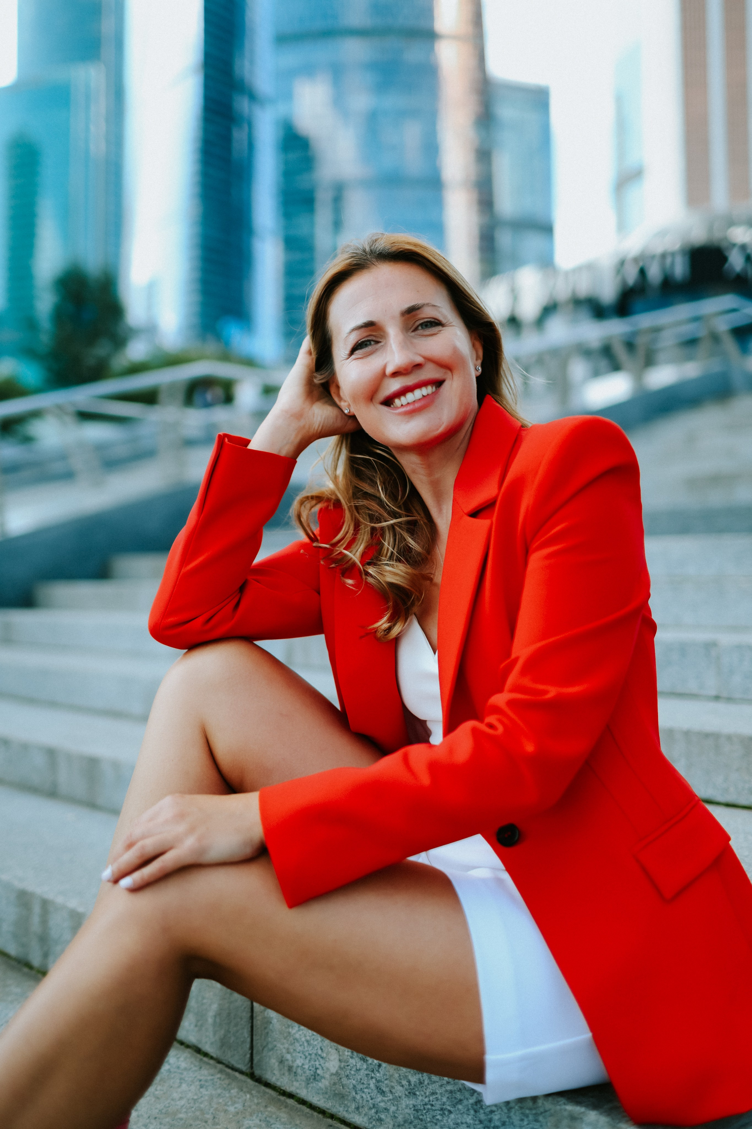 Фотосессия в локациях Москва-сити. Женский фотограф в Москве Ксения Казакова