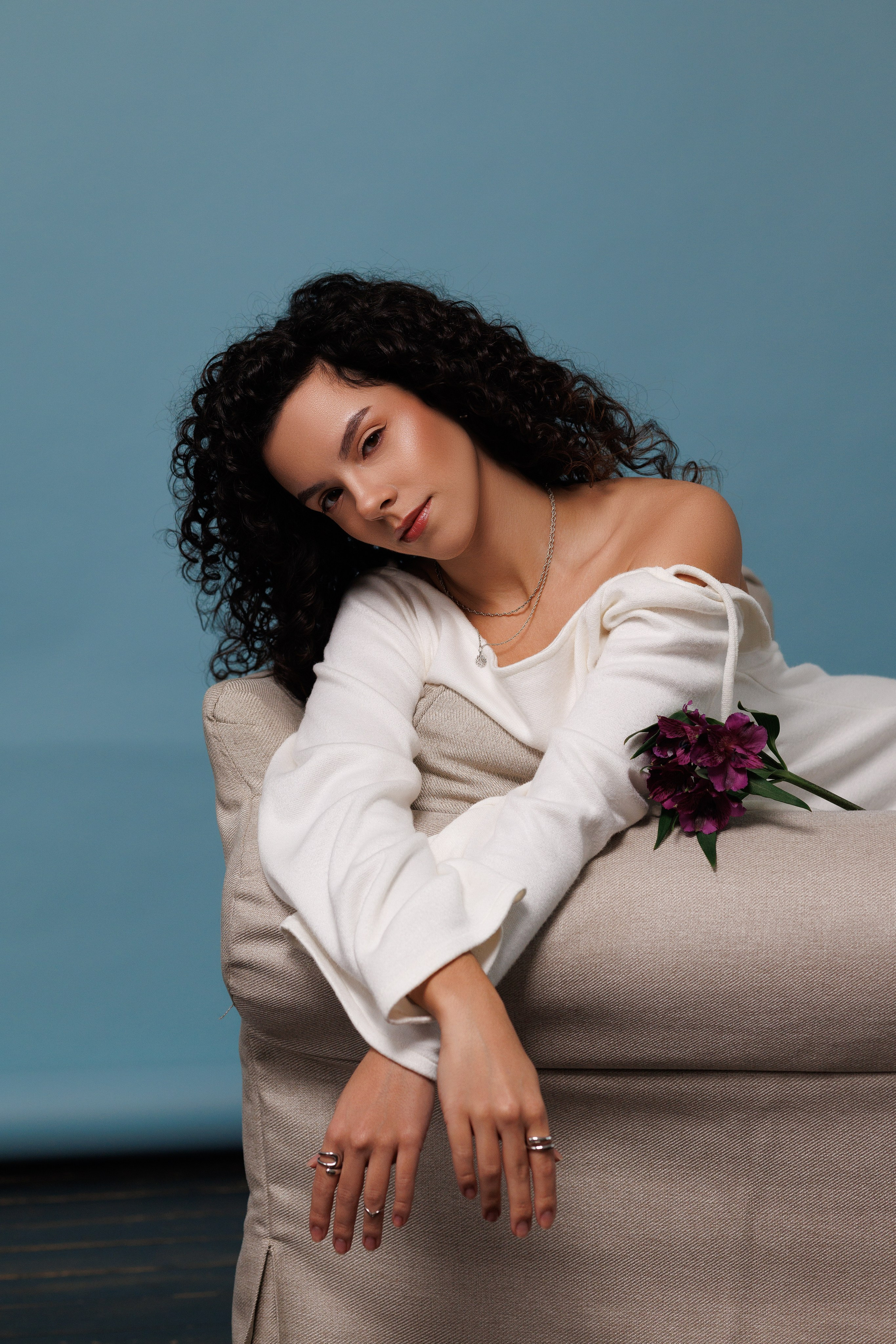 Женский портрет в студии. Фотограф Минск