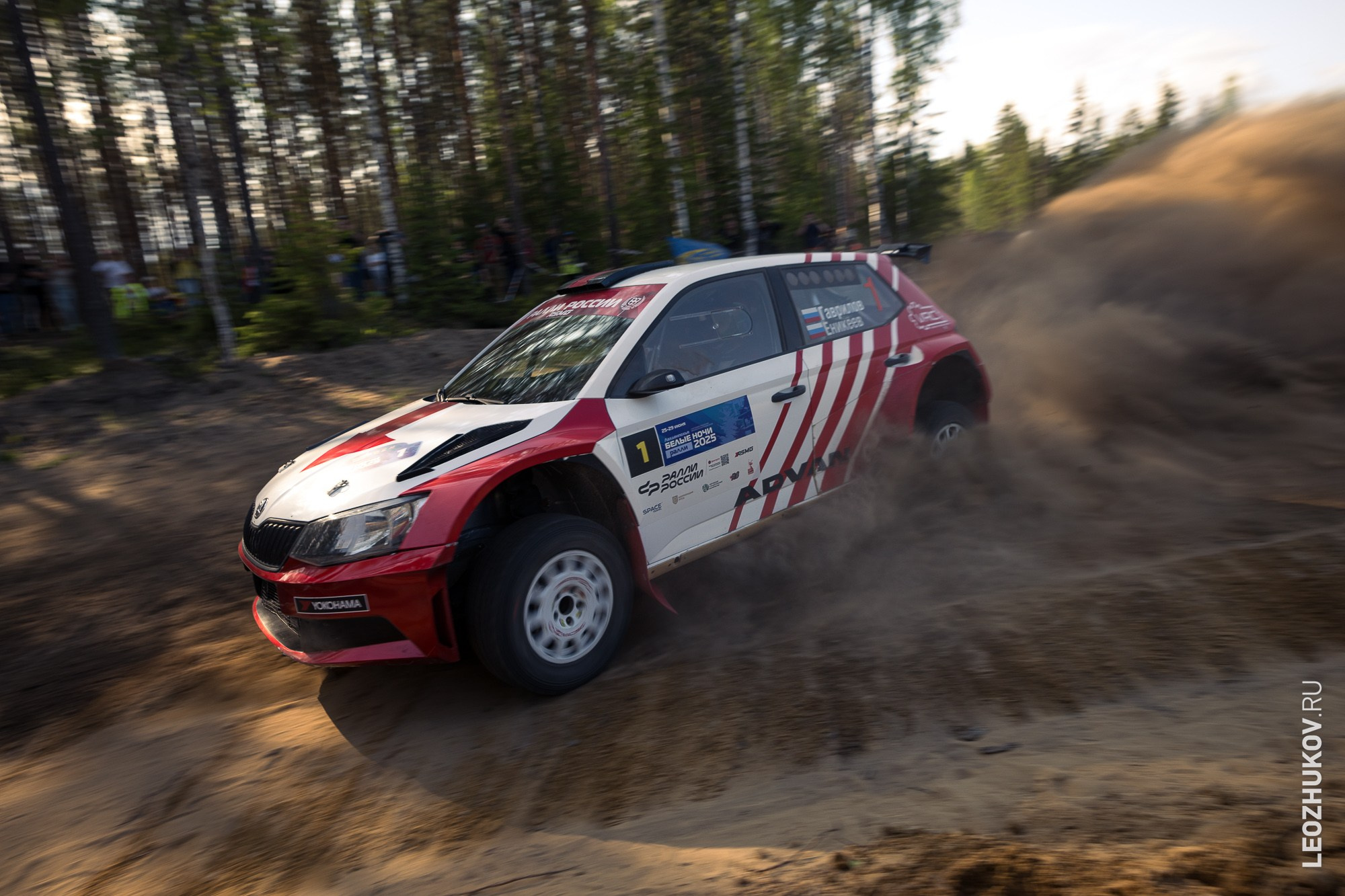 White nights rally 2025. Sports photographer Leonid Zhukov