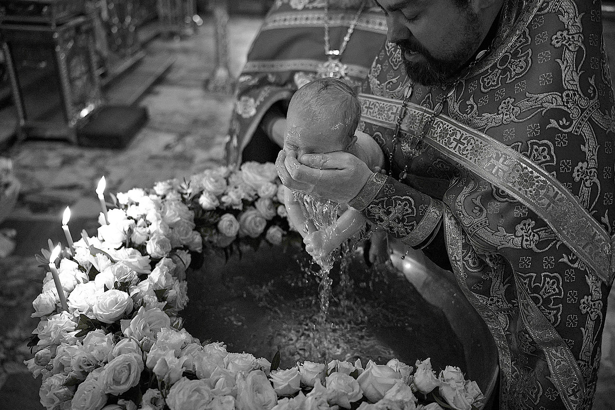 Таинство Крещения на Светлой Седмице. Фотограф в Москве