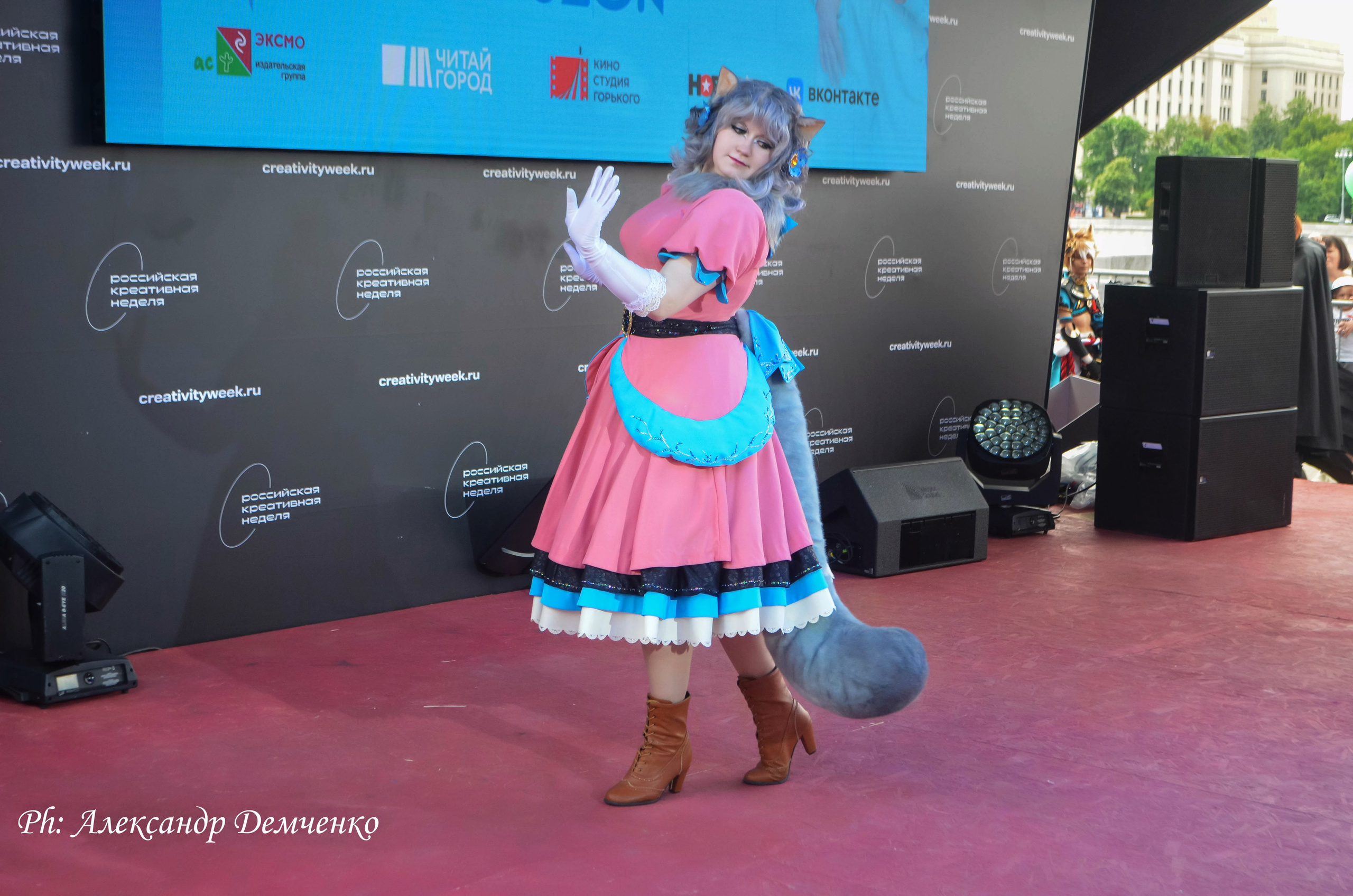 Фотосессия сцены в Москве на разных репортажных мероприятий