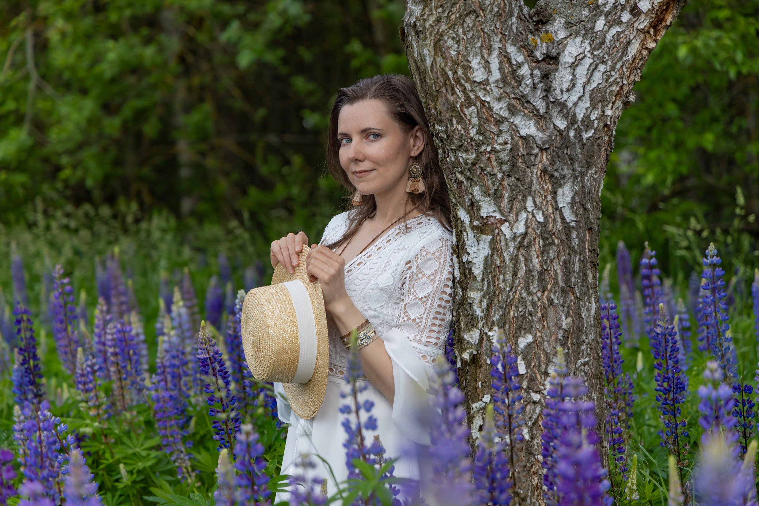 Фотосессия в люпинах. Репортажный, семейный и студийный фотограф в Москве Демин Алексей