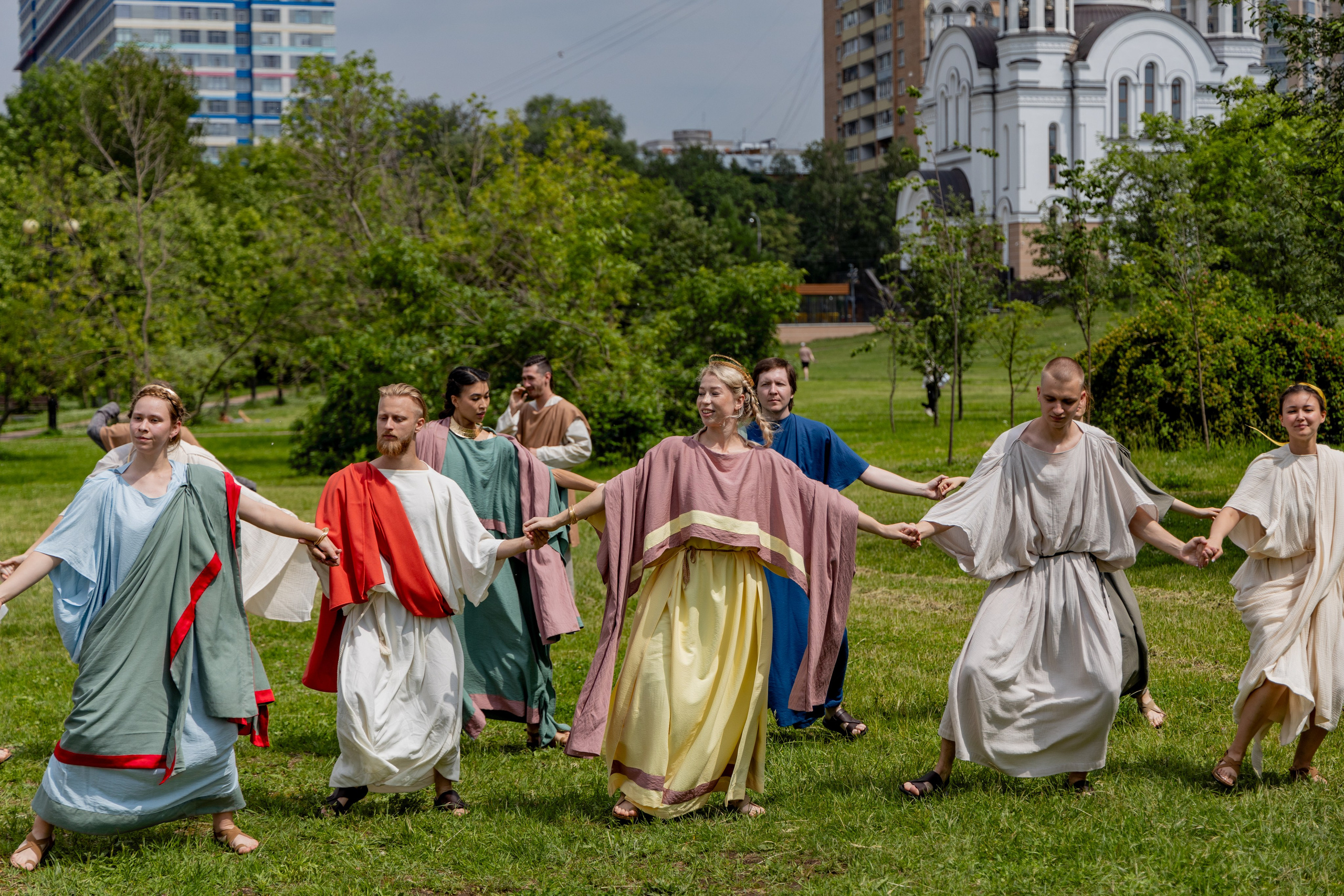 Времена и эпохи 2024. Ростокинский акведук. Площадка Античность. Репортажный, семейный и студийный фотограф в Москве Демин Алексей