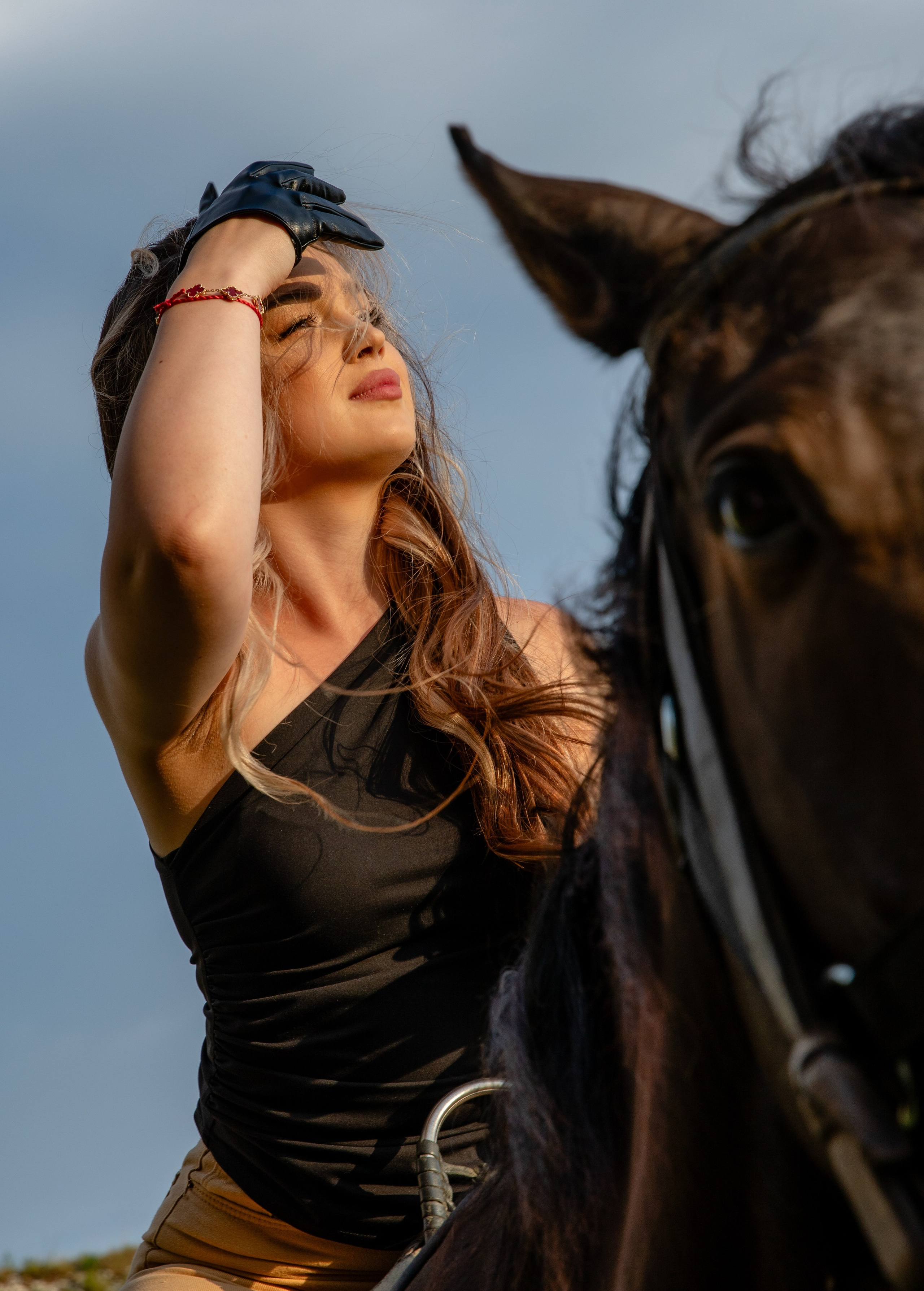 Фотосессия в конном клубе на лошадях. Фотограф в Кисловодске Юлия Федоренко