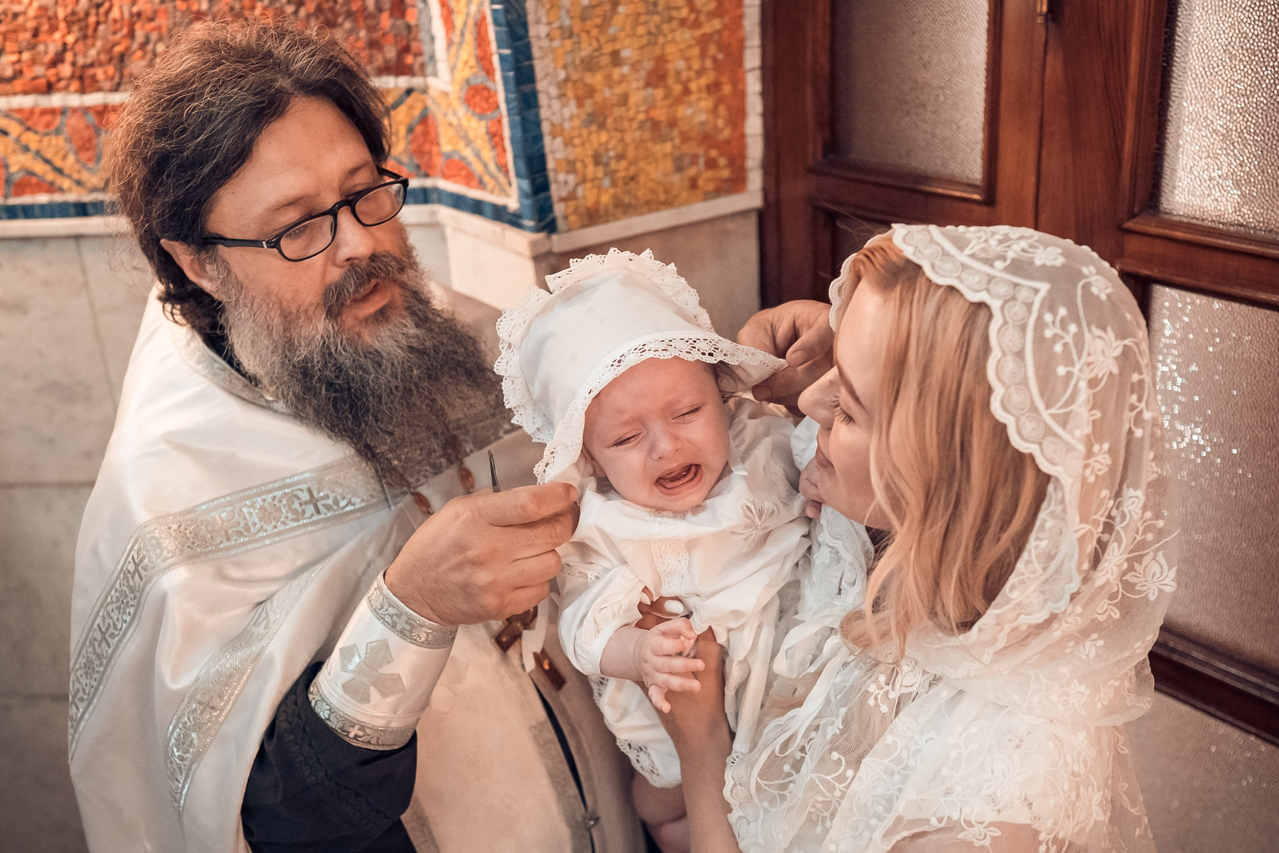 Крещение в Свято-Троицком монастыре Симферополь. Церковный фотограф Севастополь