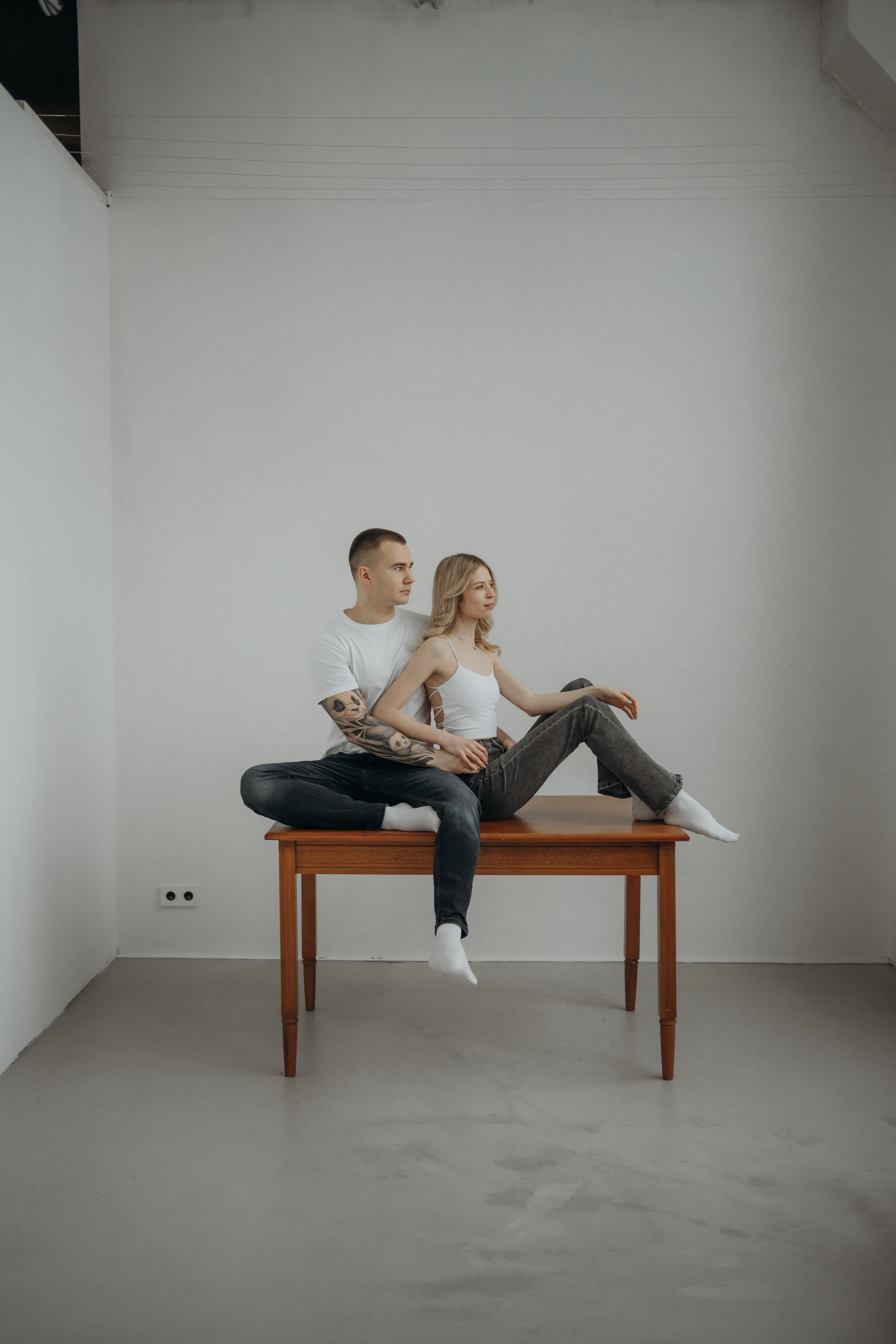 Парная фотосессия в студии в Архангельске. Портретный и свадебный фотограф в Архангельске Елизавета Стрекаловская