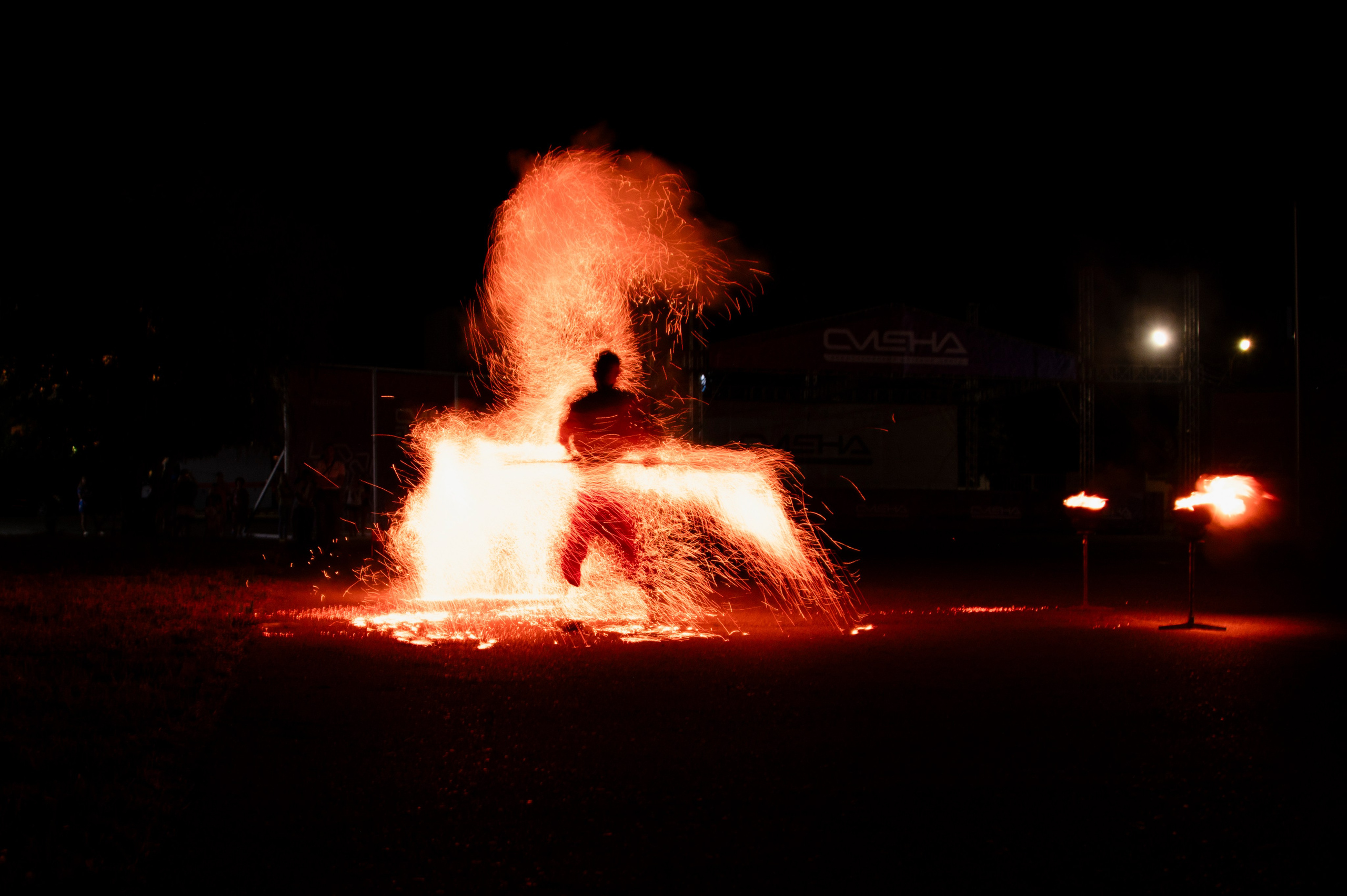 Файершоу. Фотограф Роман Адлер