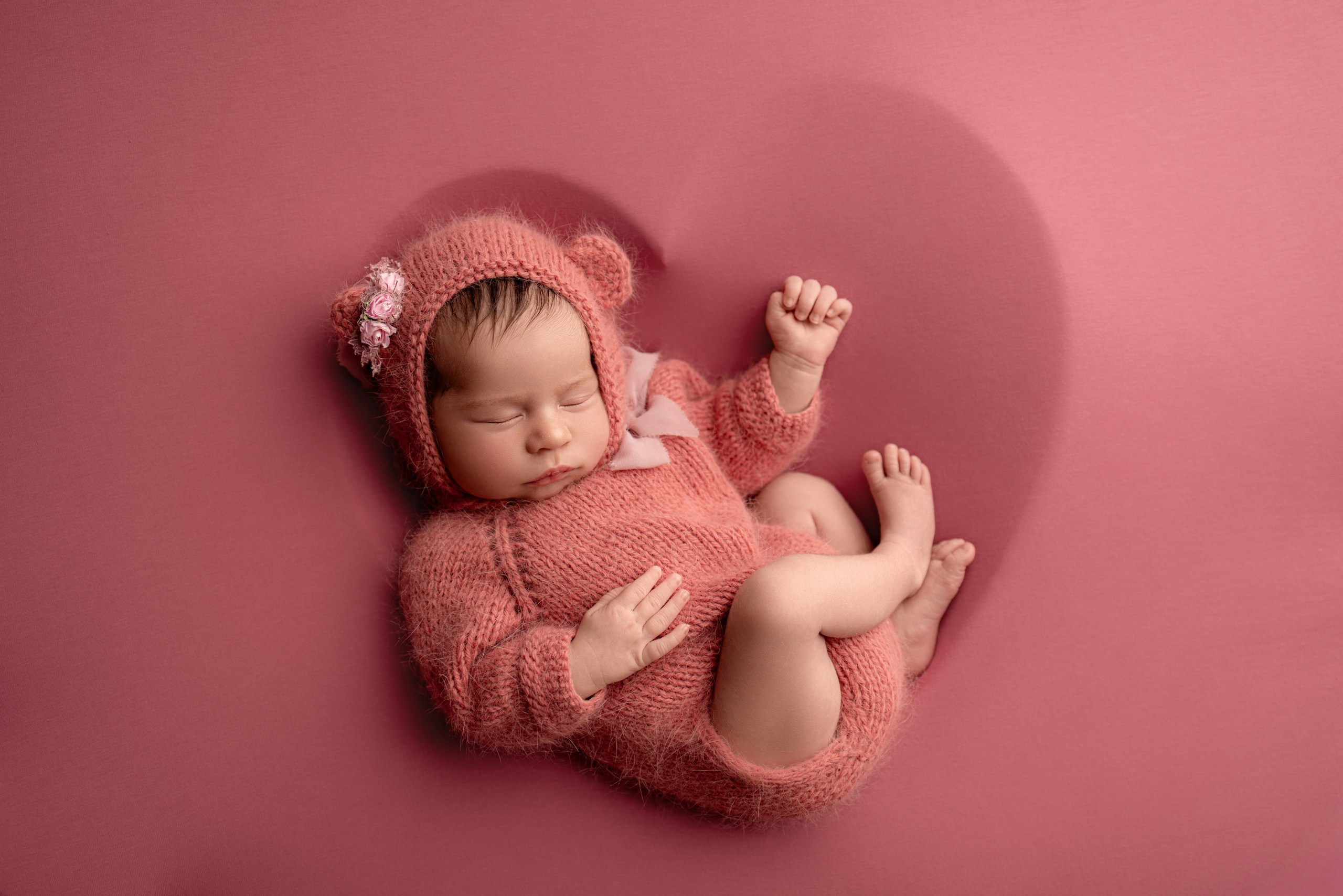 Алеся, 11 дней. Фотограф новорожденных newborn ньюборн в Москве