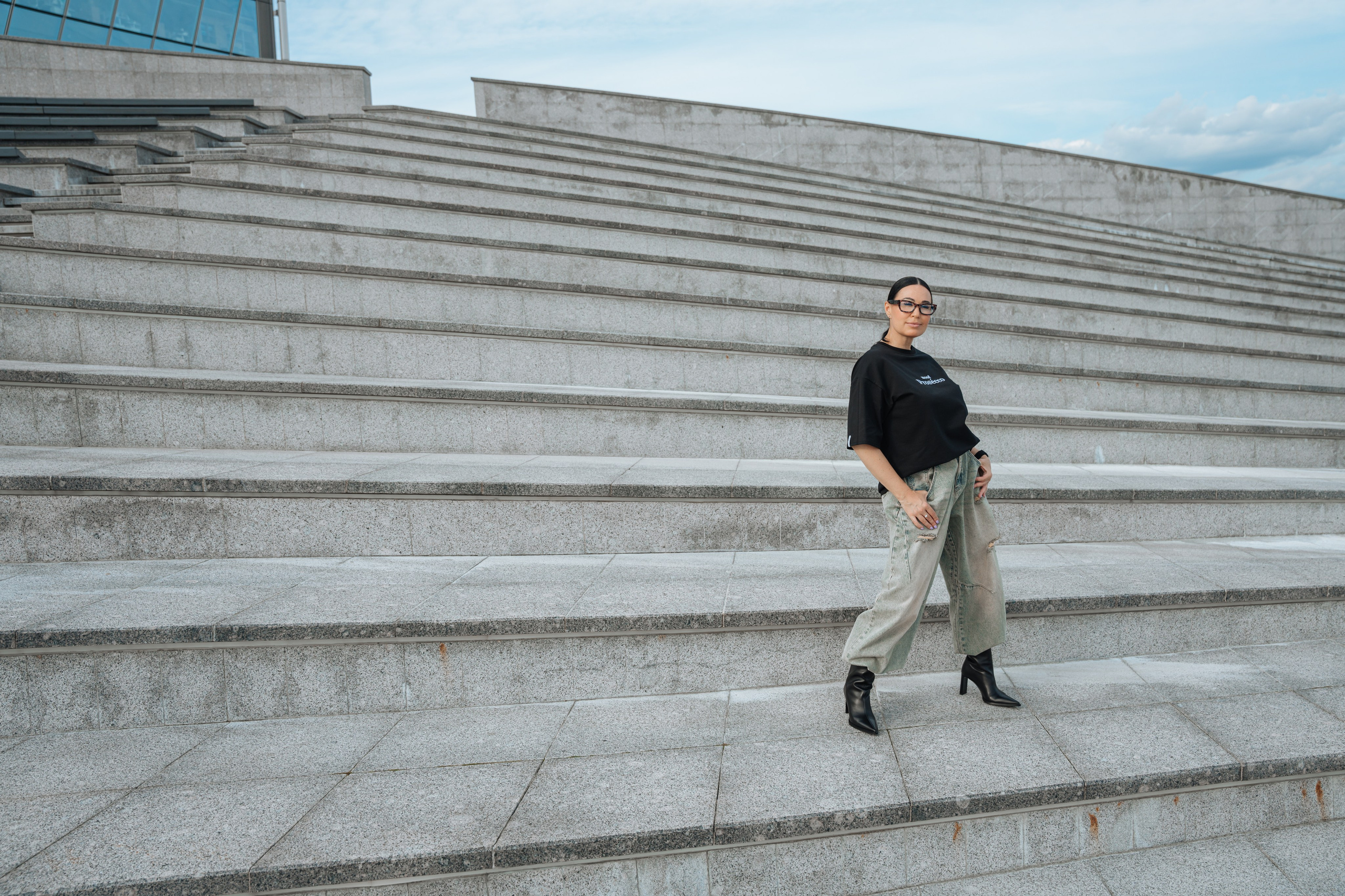 Елена. Лахта центр. Портретный фотограф в Санкт-Петербурге Дмитриева Наталия