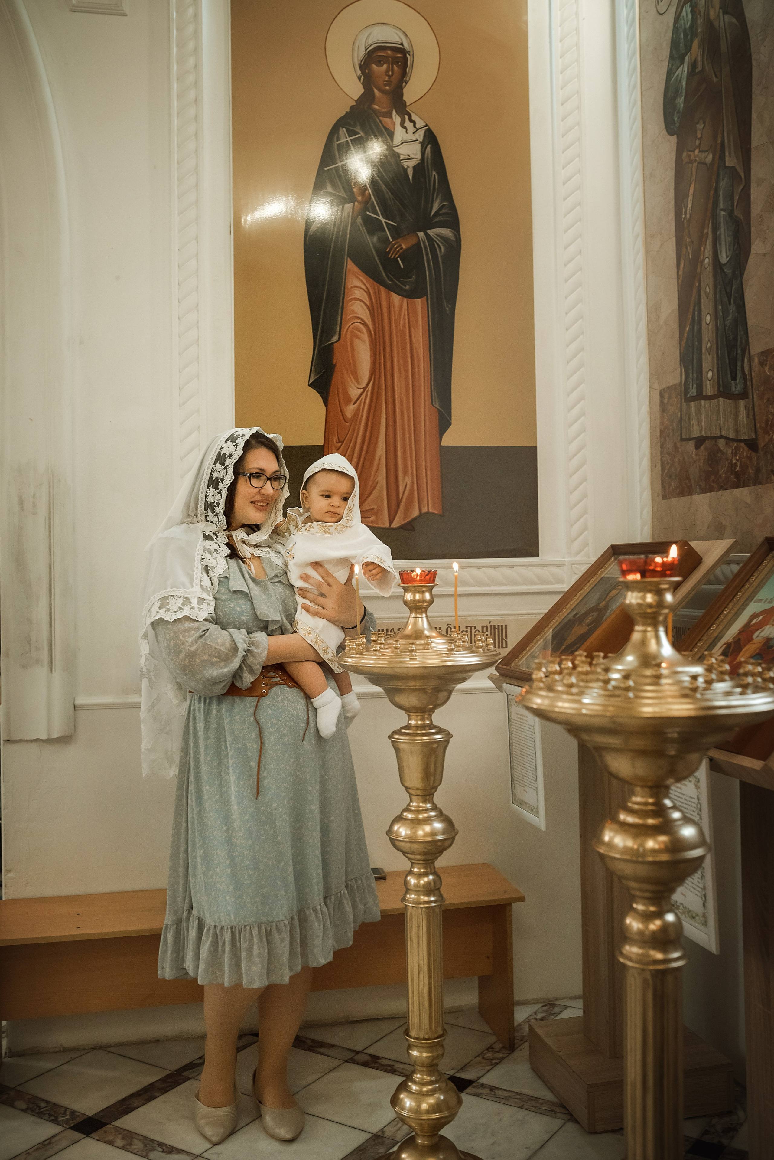 Крещение Семёна _ Храм святой вмч. Екатерины. Семейный фотограф в Ростове-на-Дону Татьяна Литвинова
