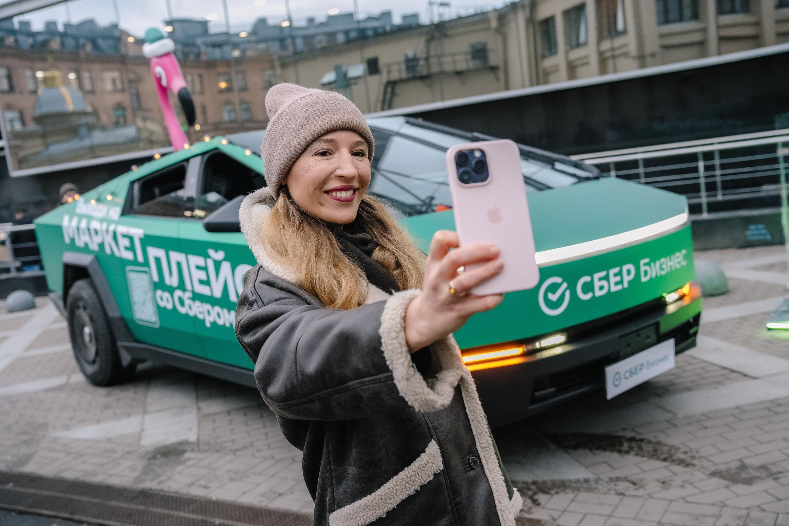 Репортаж с промо-акции Сбербизнес