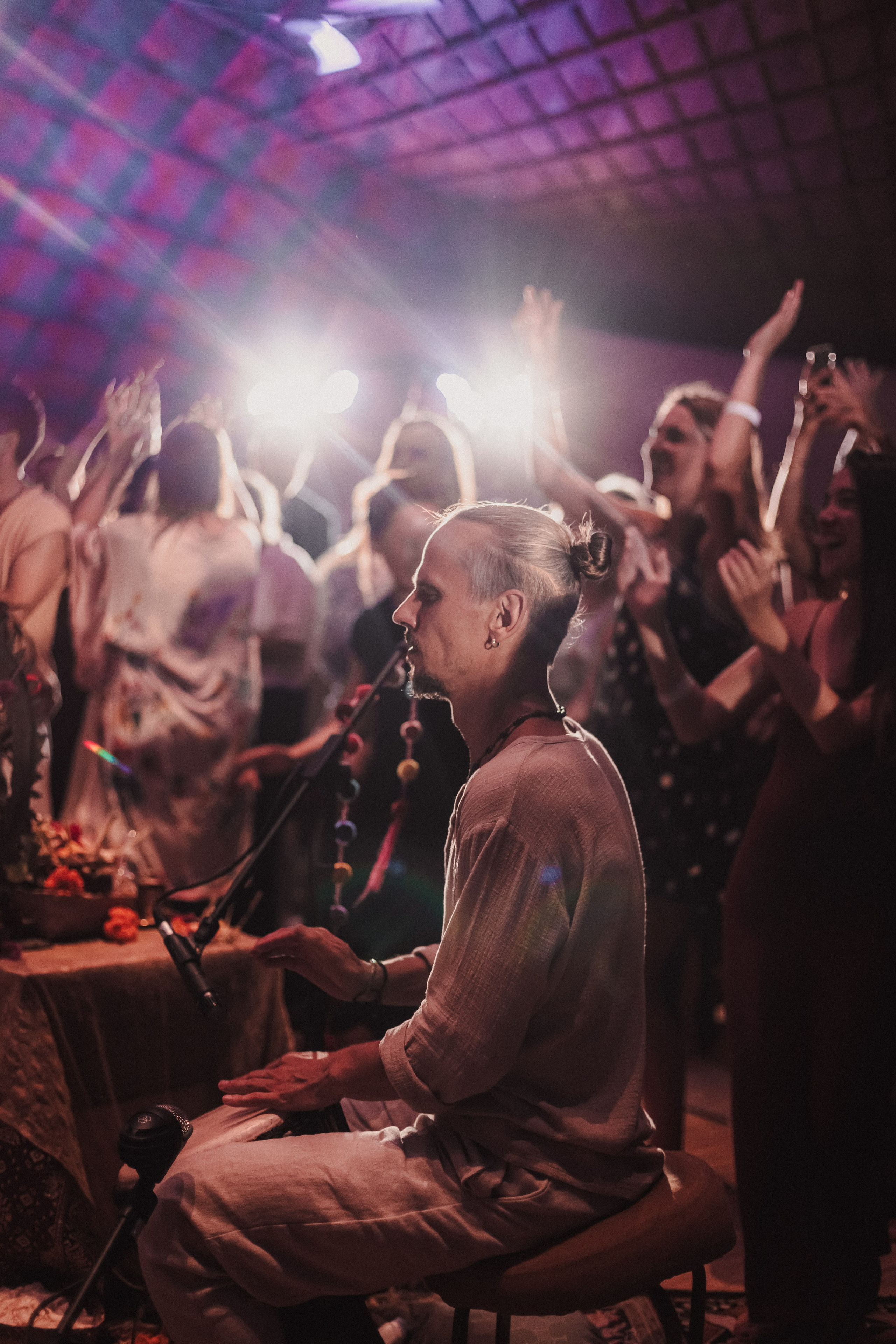 Hanuman Project kirtan at Alchemy march. Mariam Bagdasaryan